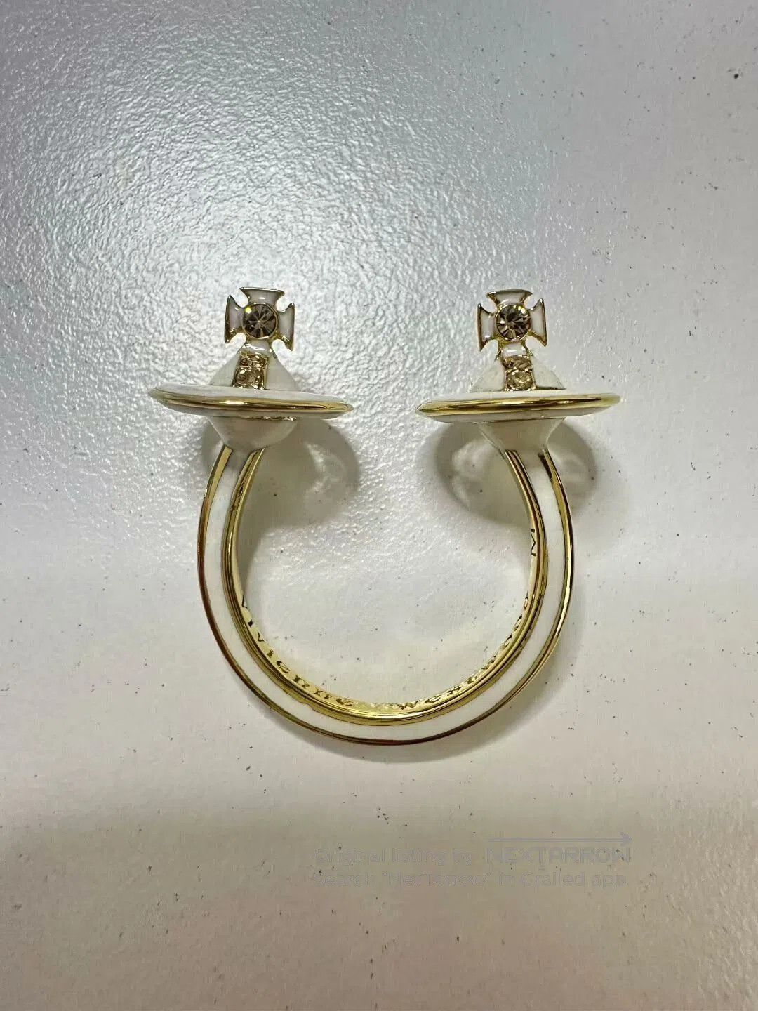 Vivienne Westwood vivienne westwood saturn ring in silver. Size ONE SIZE - 1 Thumbnail