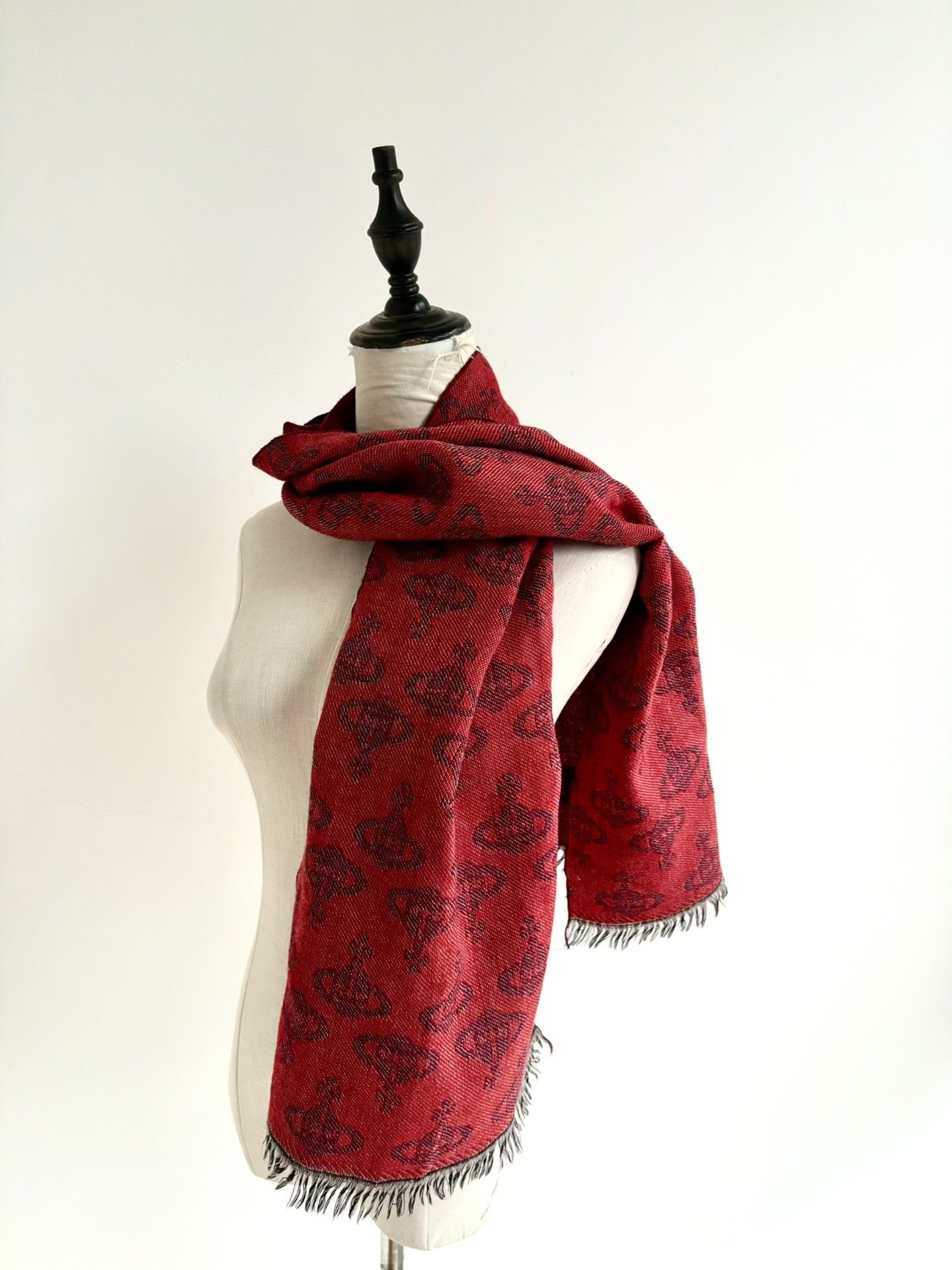 Vivienne Westwood Vivienne Westwood Vintage Red Saturn Scarf Size ONE SIZE - 1 Thumbnail