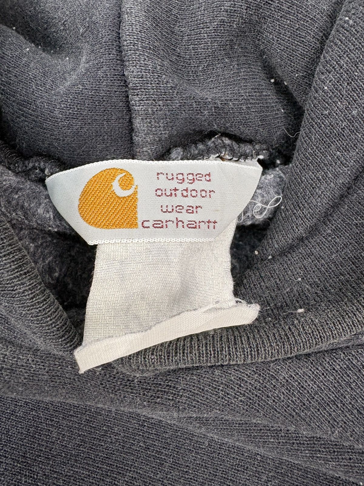 Carhartt Vintage Sunfaded Carhartt Embroidered Hoodies Sweatshirt Size US L / EU 52-54 / 3 - 10 Thumbnail