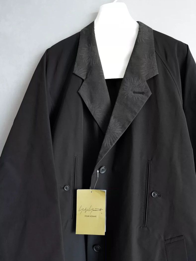 Yohji Yamamoto Yohji Yamamoto 24AW grosgrain lined reversible coat 2503-N Size US S / EU 44-46 / 1 - 7 Thumbnail