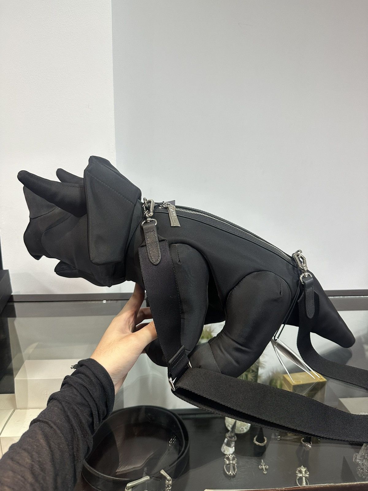 Maison MIHARA YASUHIRO Maison MIHARA YASUHIRO Puffer Triceratops Shoulder Bag Size ONE SIZE - 2 Thumbnail