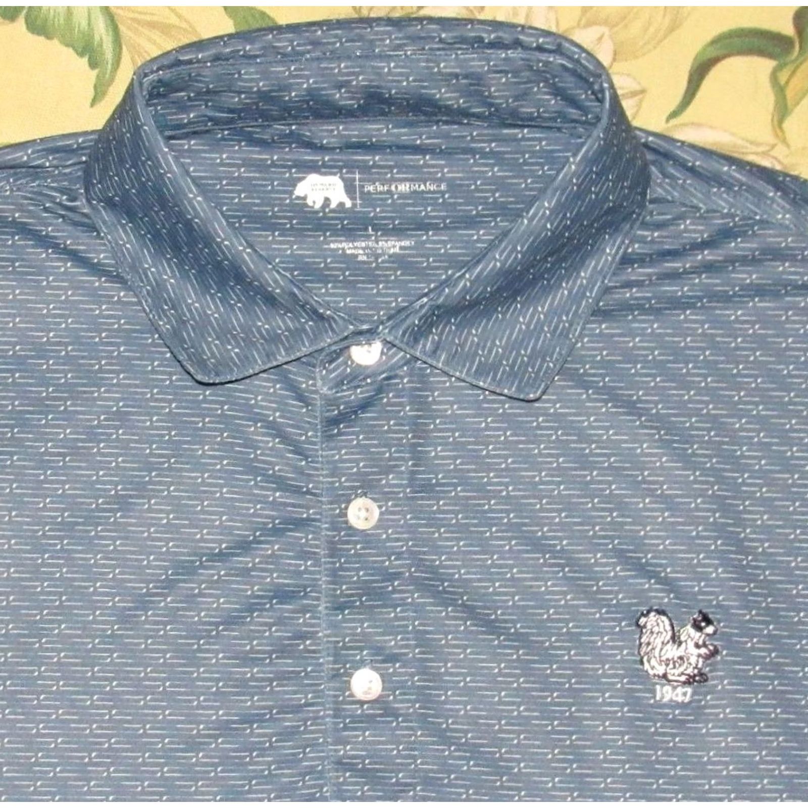 Vintage ONWARD RESERVE Golf Club Printed Performance Polo Shirt Sunset Country Club L Size US L / EU 52-54 / 3 - 2 Thumbnail
