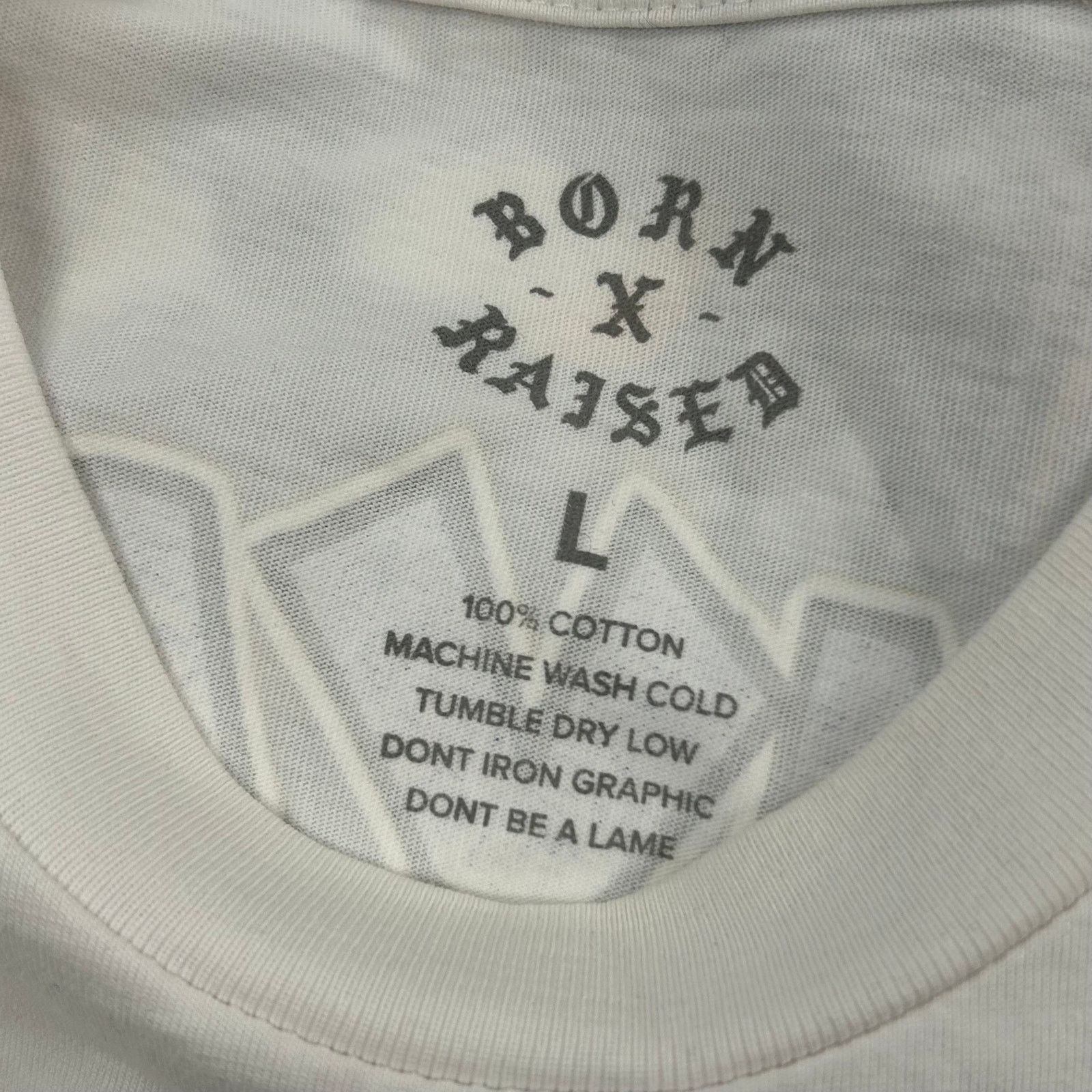 Born X Raised Bornxraised True Blue Collection White Tee T Shirt Large Size US L / EU 52-54 / 3 - 5 Thumbnail