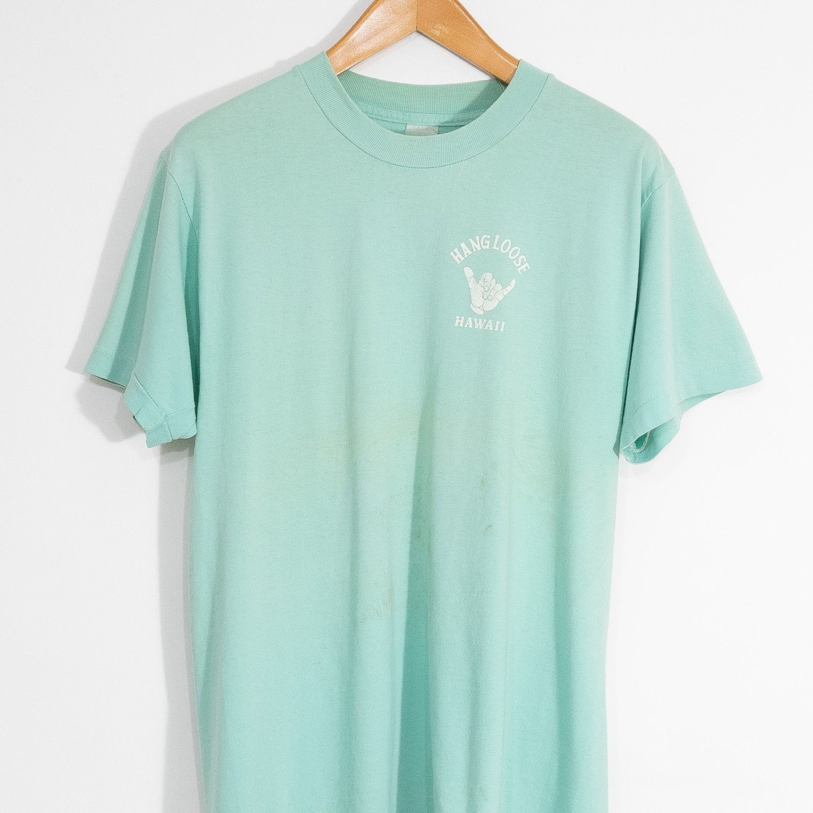 Vintage Vintage 80s Hang Loose Hawaii T Shirt Medium Single Stitch Size US M / EU 48-50 / 2 - 2 Thumbnail