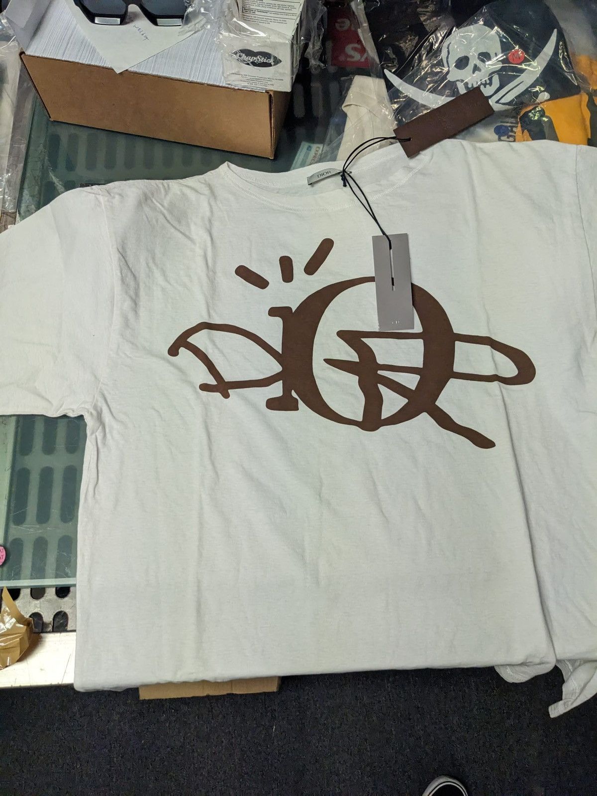 Dior CHRISTIAN DIOR X CACTUS JACK OVERSIZED T-SHIRT L WHITE Size US L / EU 52-54 / 3 - 8 Thumbnail