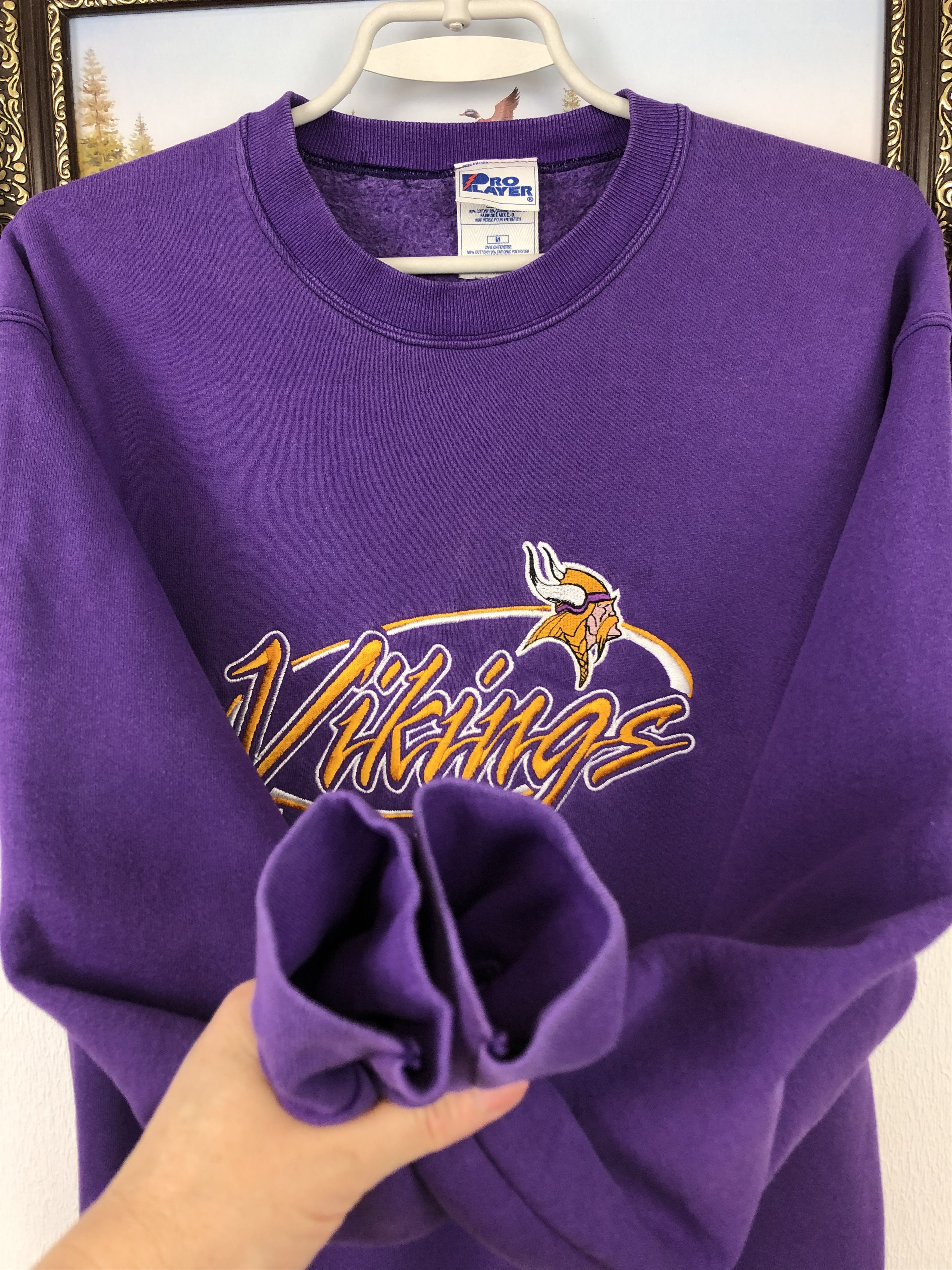 NFL Vintage Minnesota Vikings NFL Football Sweatshirt Sport Size US M / EU 48-50 / 2 - 6 Thumbnail