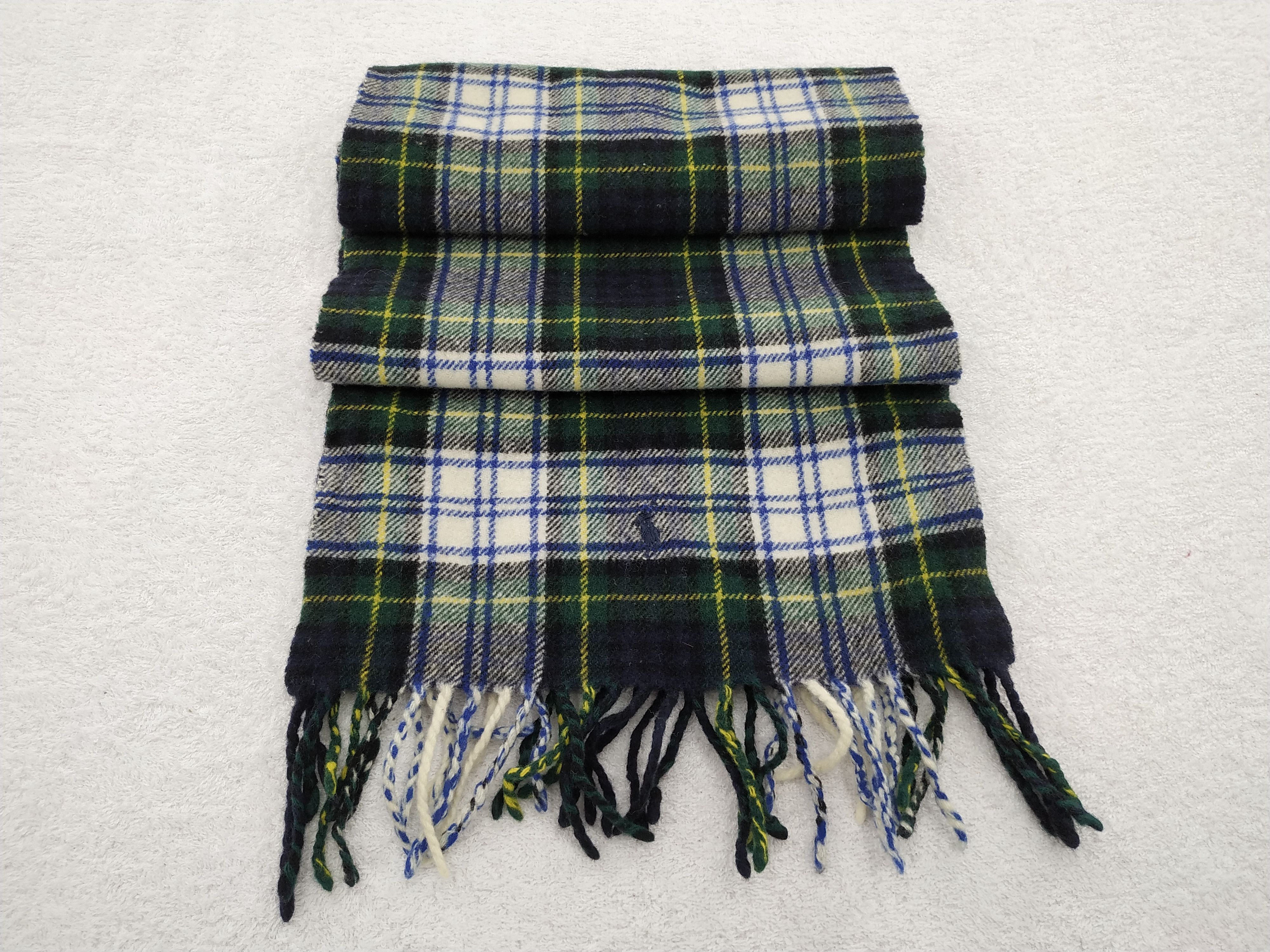 Polo Ralph Lauren Vintage Polo Ralph Lauren Wool Scarf/Muffler/Neckwear MF066 Size ONE SIZE - 2 Thumbnail