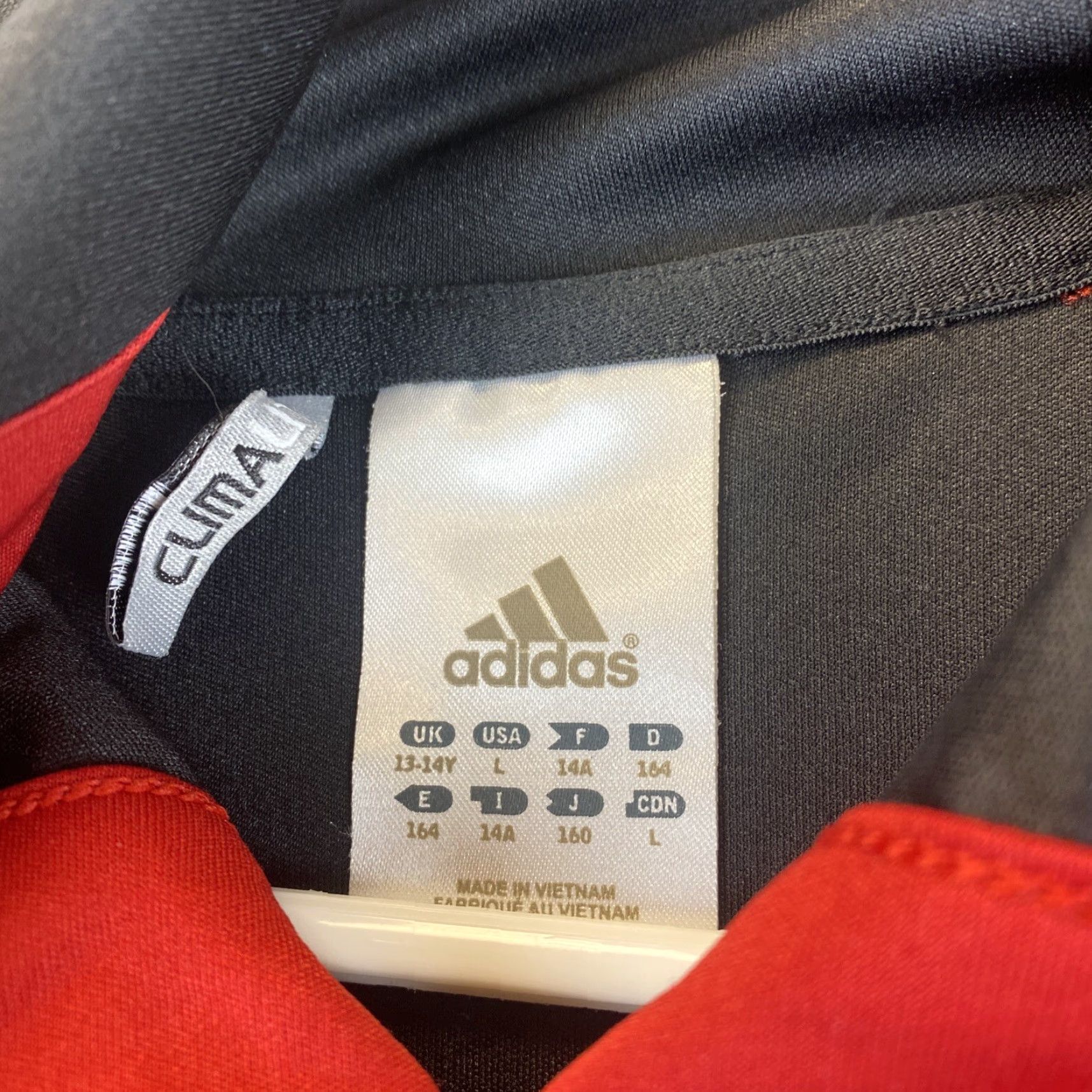 Adidas adidas Men Jacket ClimaLite Black 3 Stripe Sleeve Zip Front Pockets XL / 69-7 Size US XL / EU 56 / 4 - 4 Thumbnail