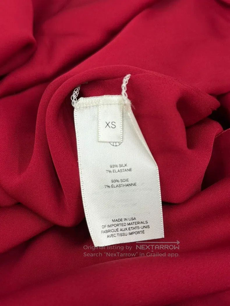 The Row The Row Red silk sleeveless dress Size XS / US 0-2 / IT 36-38 - 6 Thumbnail