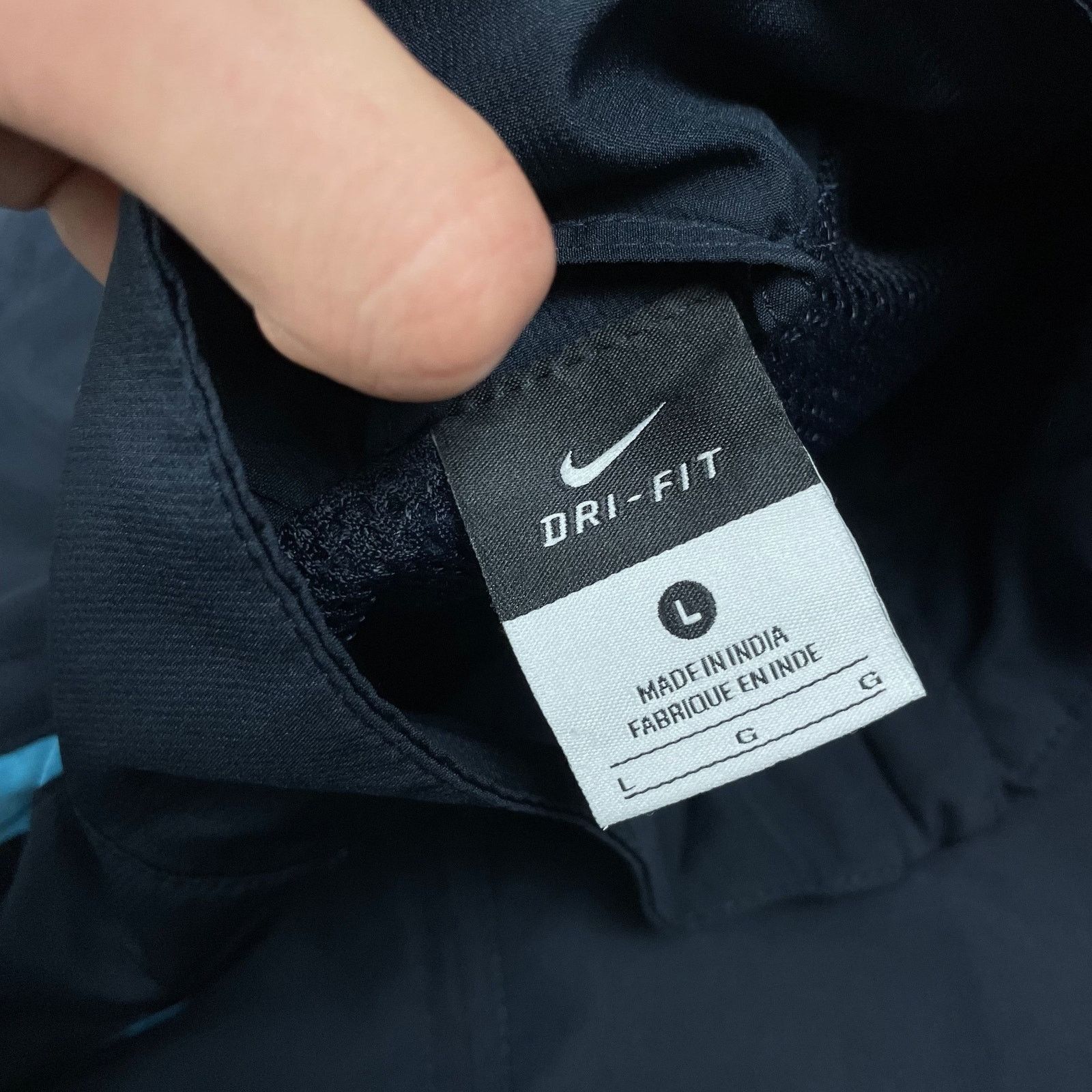 Nike × Vintage Nike Dri-Fit Men's Swoosh Long Sleeeve Full Zip Jacket Large Size US L / EU 52-54 / 3 - 6 Thumbnail