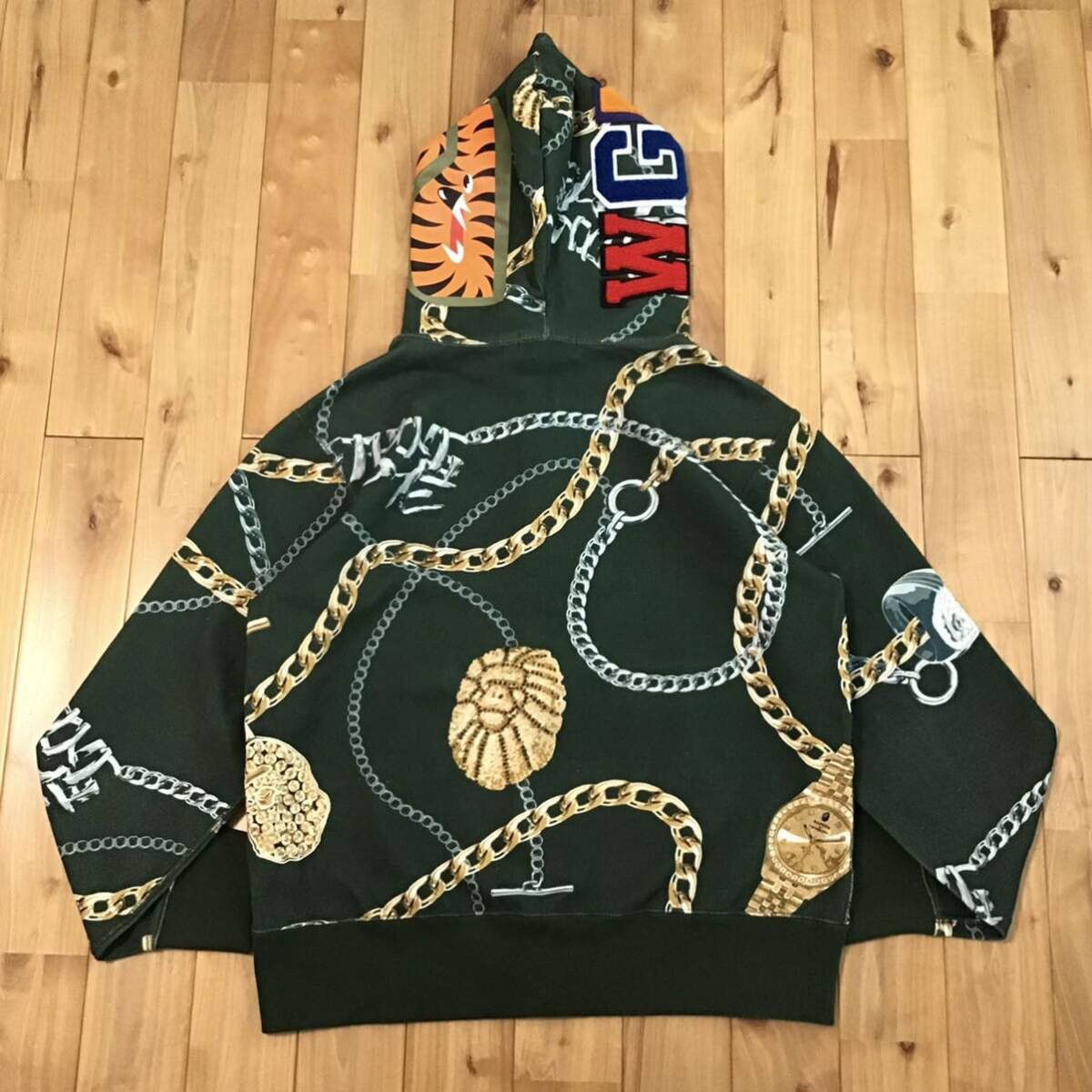 Bape BAPE JEWELS SHARK FULL ZIP HOODIE a bathing ape Size US M / EU 48-50 / 2 - 2 Thumbnail