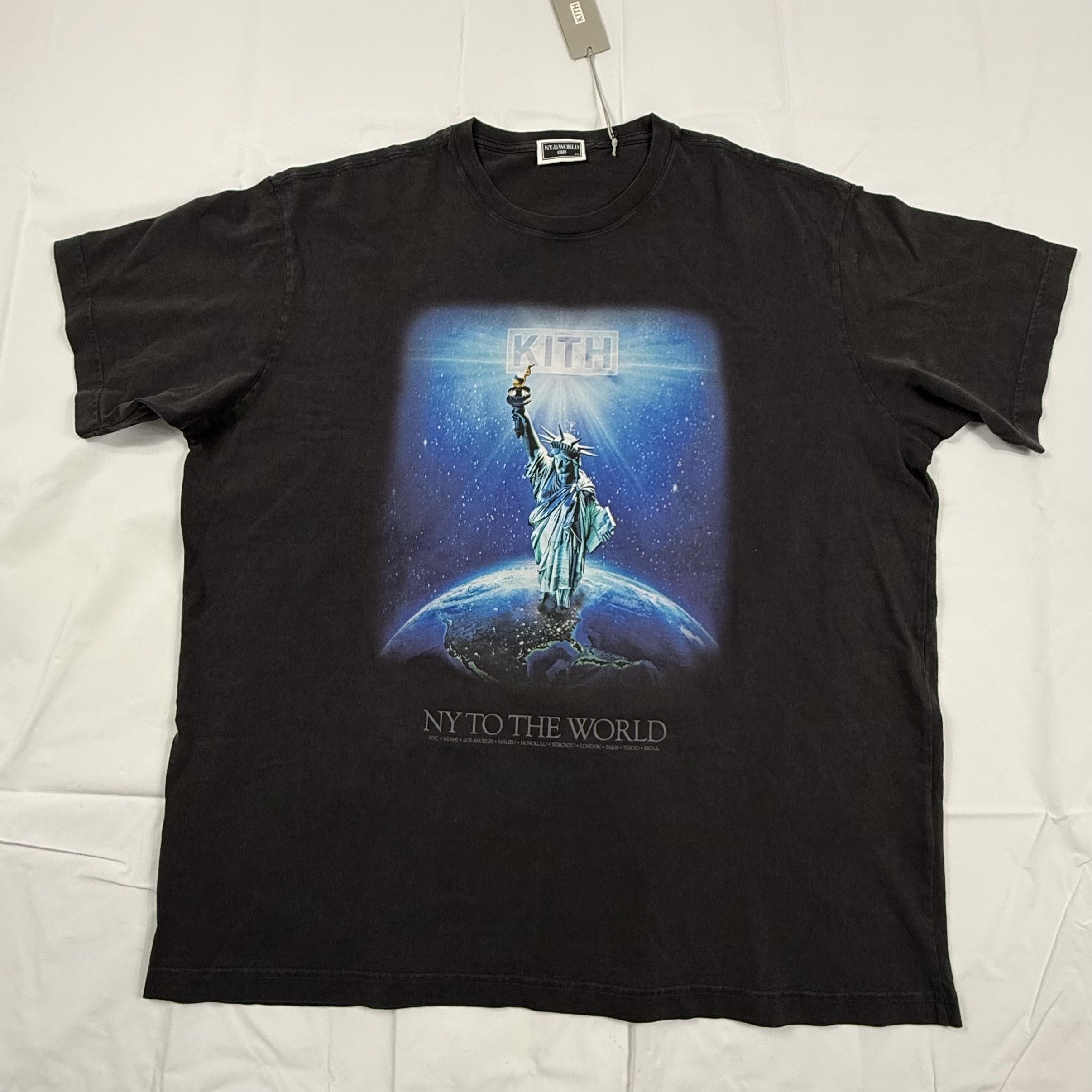 Kith Kith Worldwide Vintage Tee Black Statue of Liberty NY T XXL Size US XXL / EU 58 / 5 - 1 Thumbnail