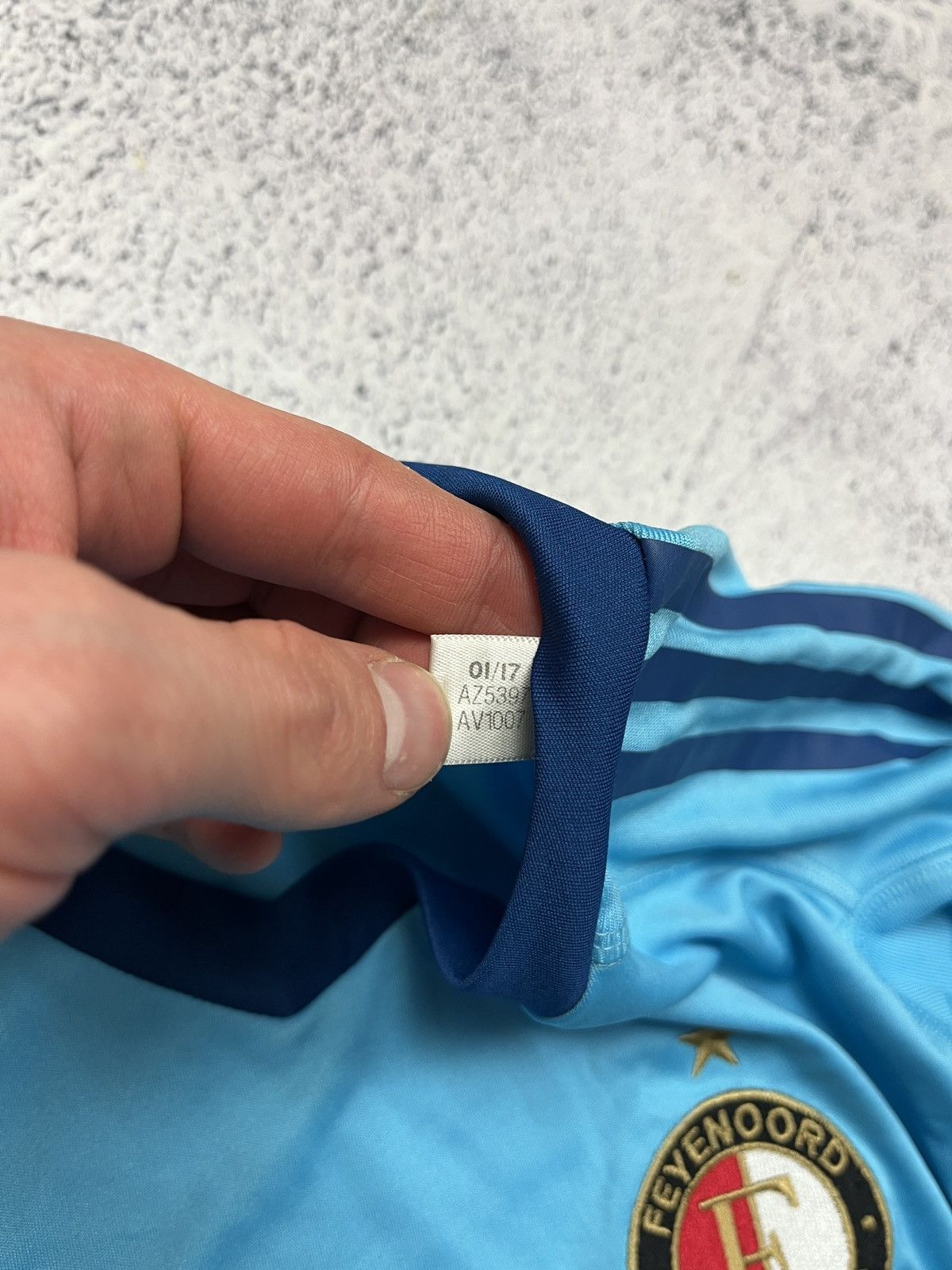 Adidas Feyenoord Rotterdam 2017 Away Soccer Training Longsleeve Size US M / EU 48-50 / 2 - 4 Thumbnail