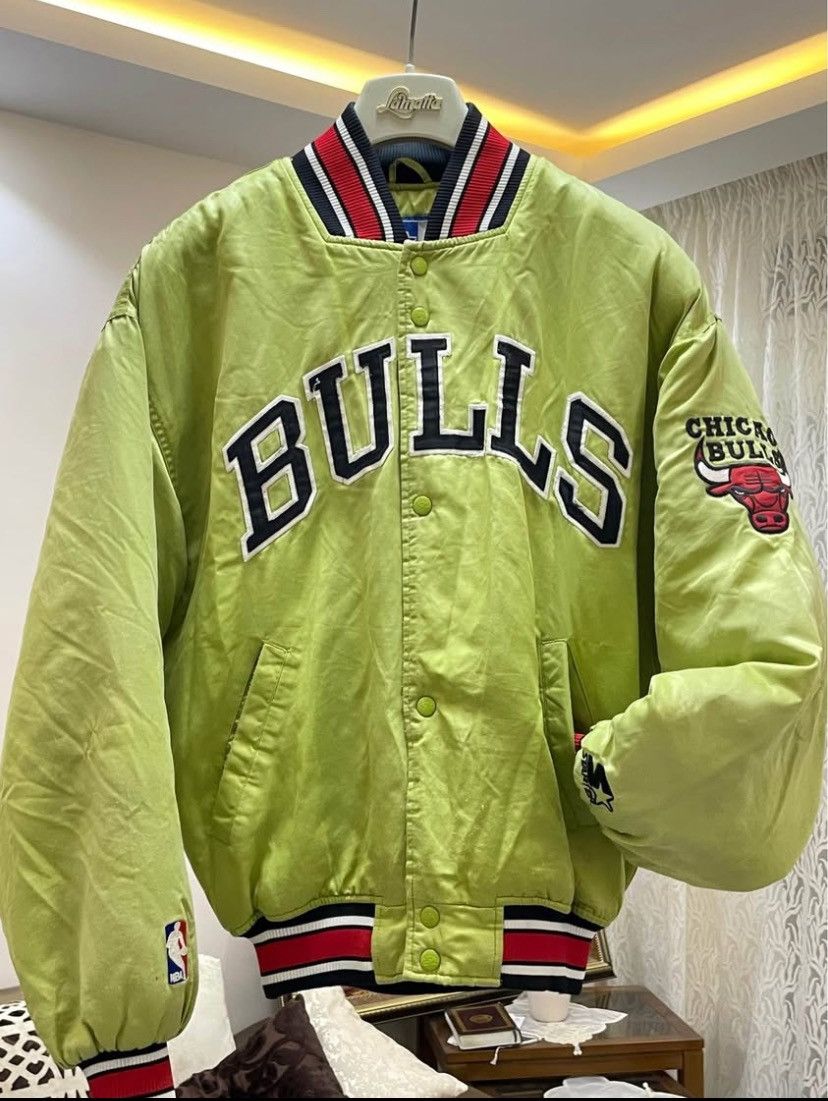 NBA × Vintage Vintage Chicago Bulls Starter Basketball Heavy Jacket Size US M / EU 48-50 / 2 - 4 Thumbnail
