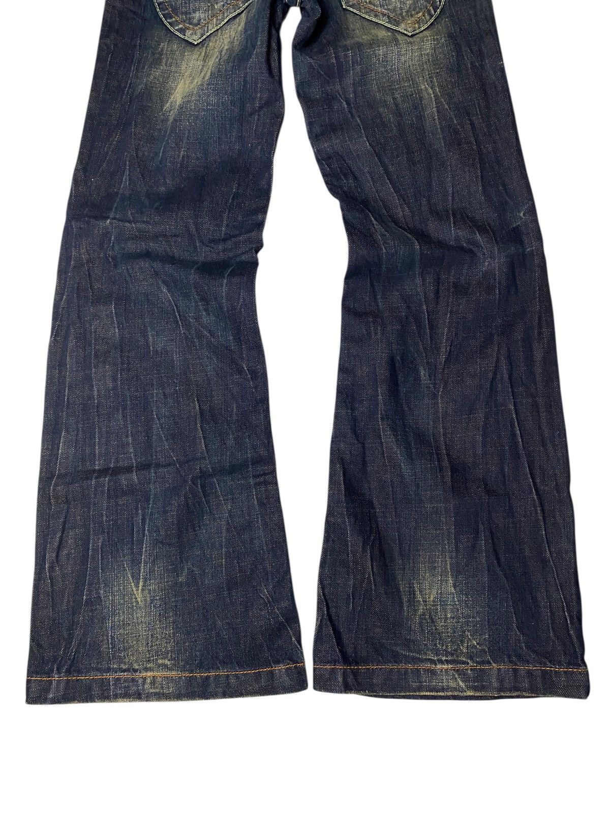 If Six Was Nine 2000's D.I.A Mudwash Clawmark Flared Jeans Size US 26 / EU 42 - 6 Thumbnail