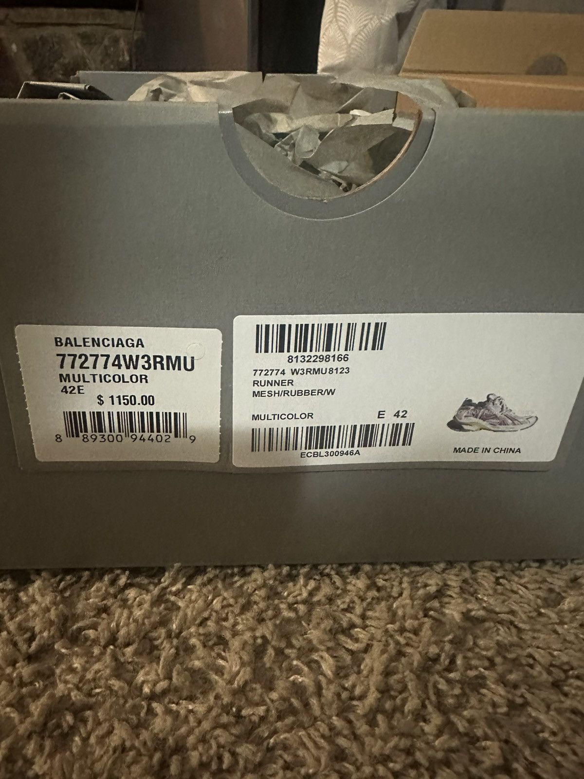Balenciaga Balenciaga Runner Multi color sneakers Size US 9 / EU 42 - 3 Thumbnail