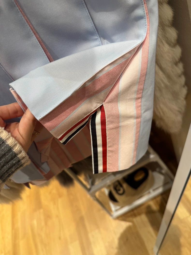 Thom Browne Thom Browne A skirt in blue and pink Size 26" / US 2 / IT 38 - 4 Thumbnail