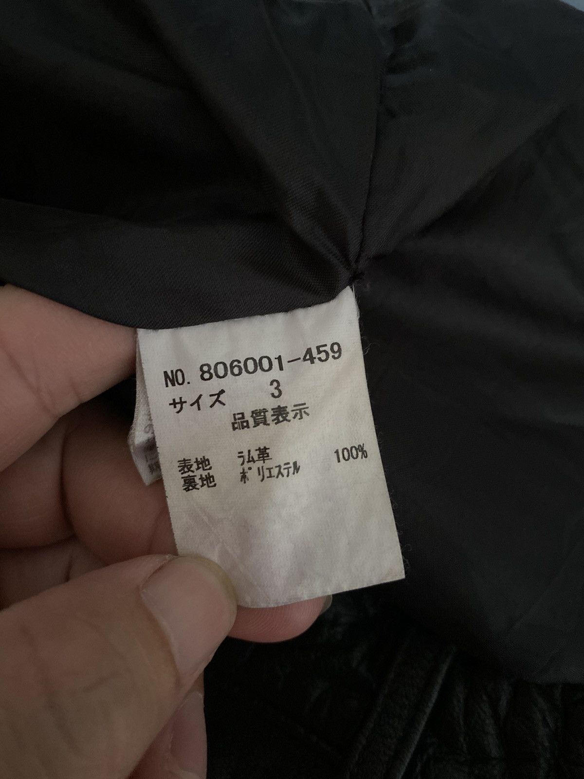 NO ID 2000s Lamb Leather Rider Zipper pants Size US 33 - 15 Thumbnail
