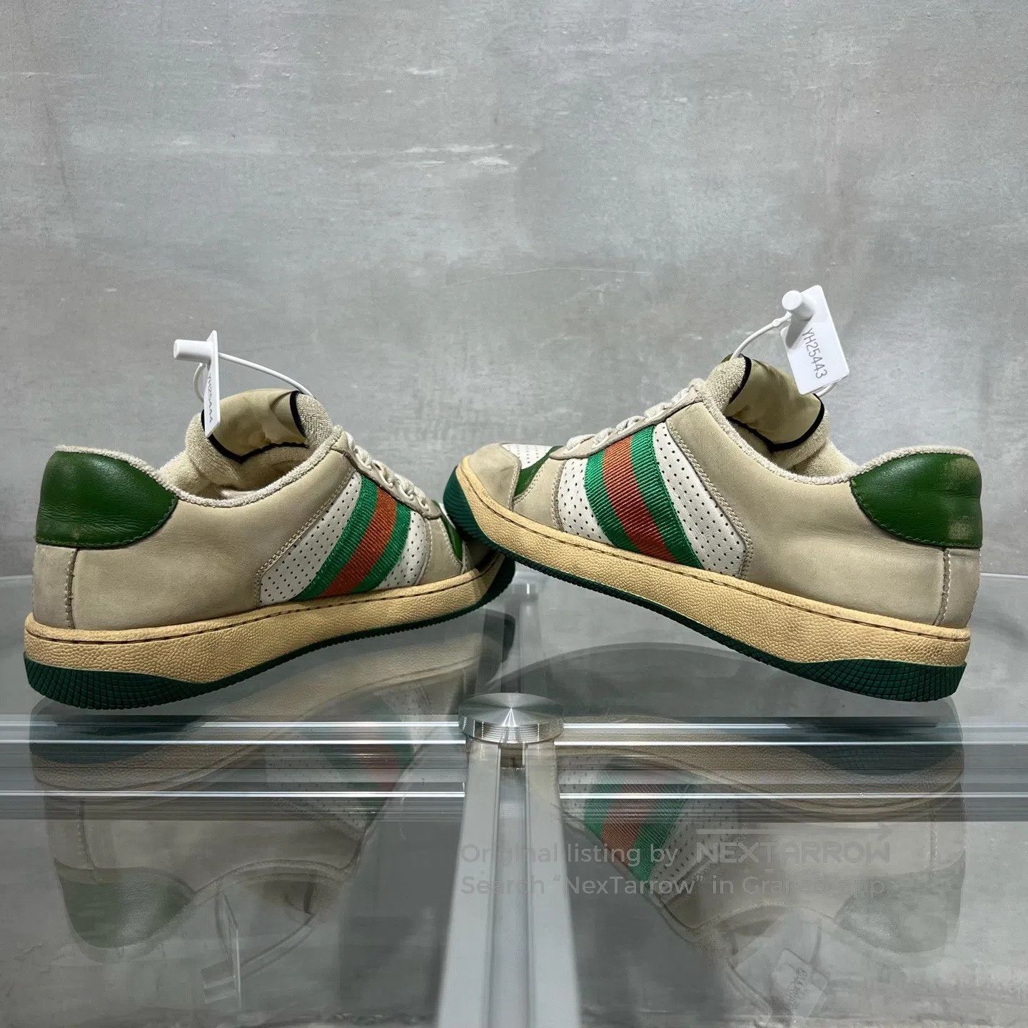 Gucci Guicci Dirty shoes Gray-green Size US 7 / IT 37 - 5 Thumbnail