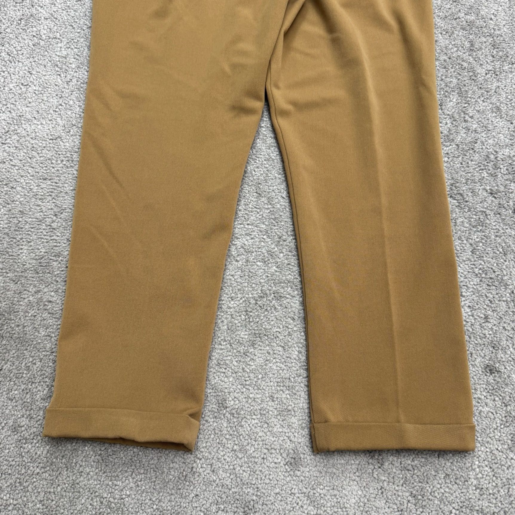 Old Navy Old Navy Womens 4 Khaki Brown Mid Rise Cuffed Straight Leg Ankle Pants Size 27" / US 4 / IT 40 - 3 Thumbnail