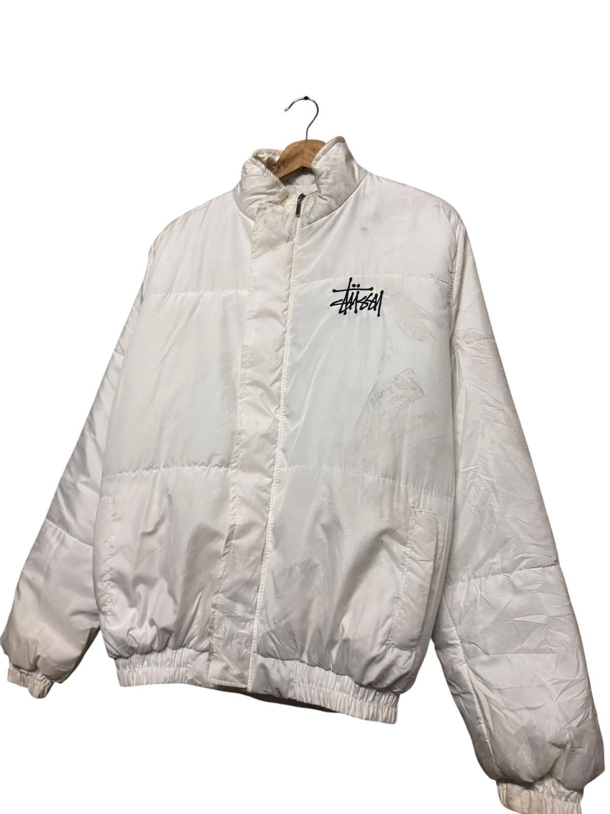 Stussy Stussy Og Logo Puffer Bomber Jacket Size US M / EU 48-50 / 2 - 4 Thumbnail