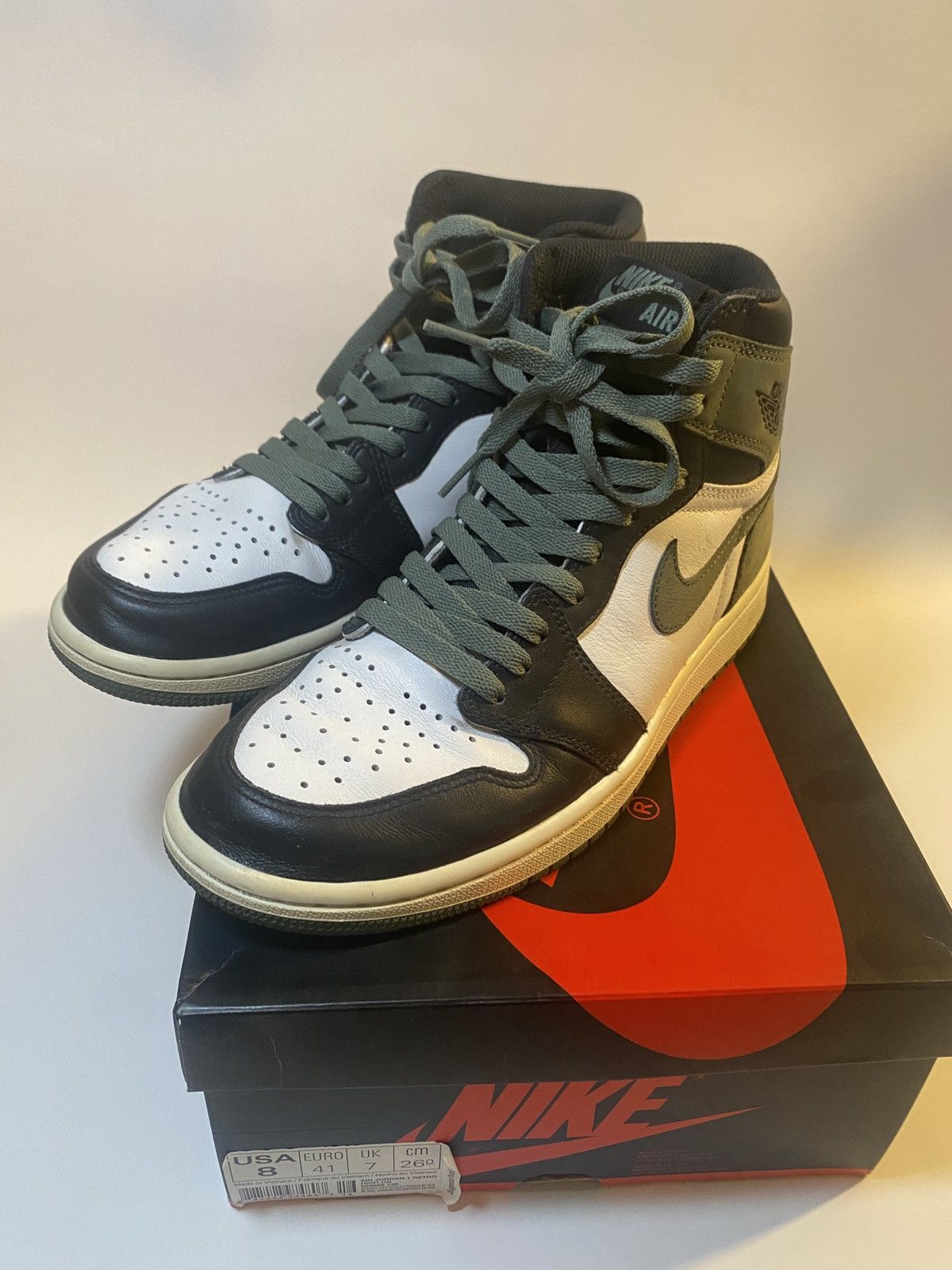 Jordan Brand × Nike Jordan 1 Retro High OG Clay Green sz 8 Size US 8 / EU 41 - 21 Thumbnail