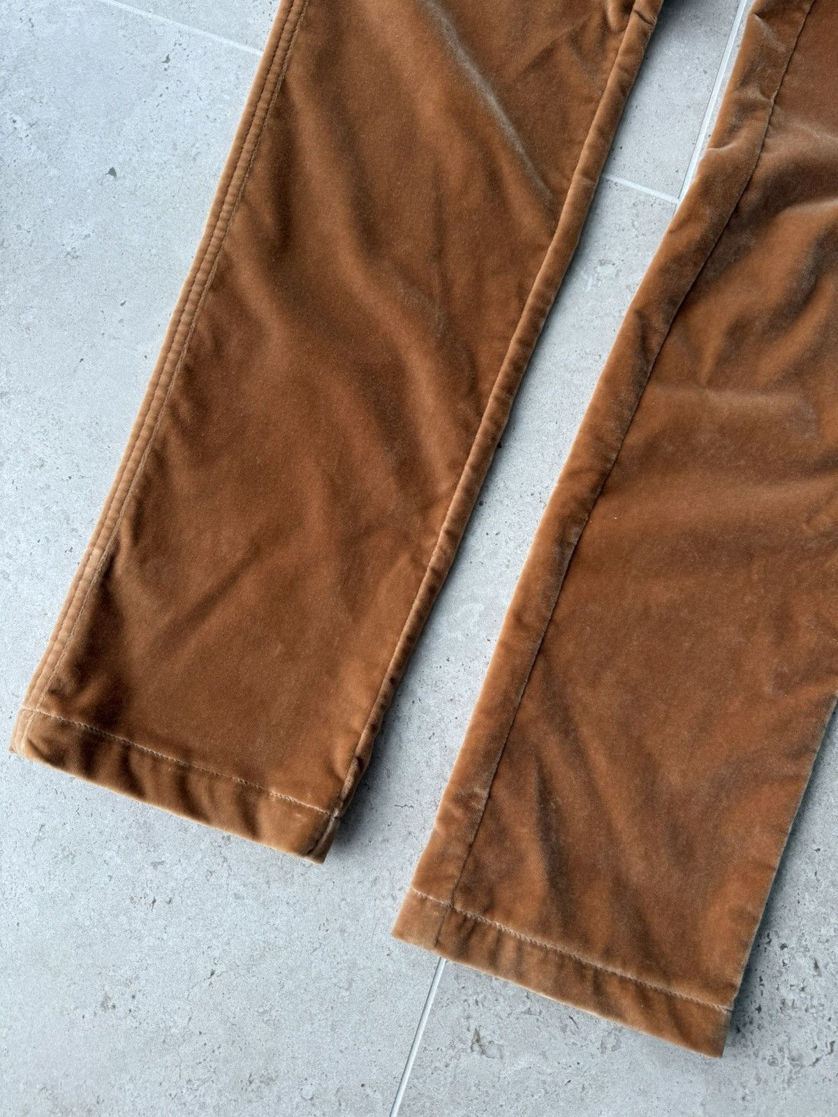 Kiton Vintage Womens Kiton Napoli Velour Pants Size 27" / US 4 / IT 40 - 3 Thumbnail