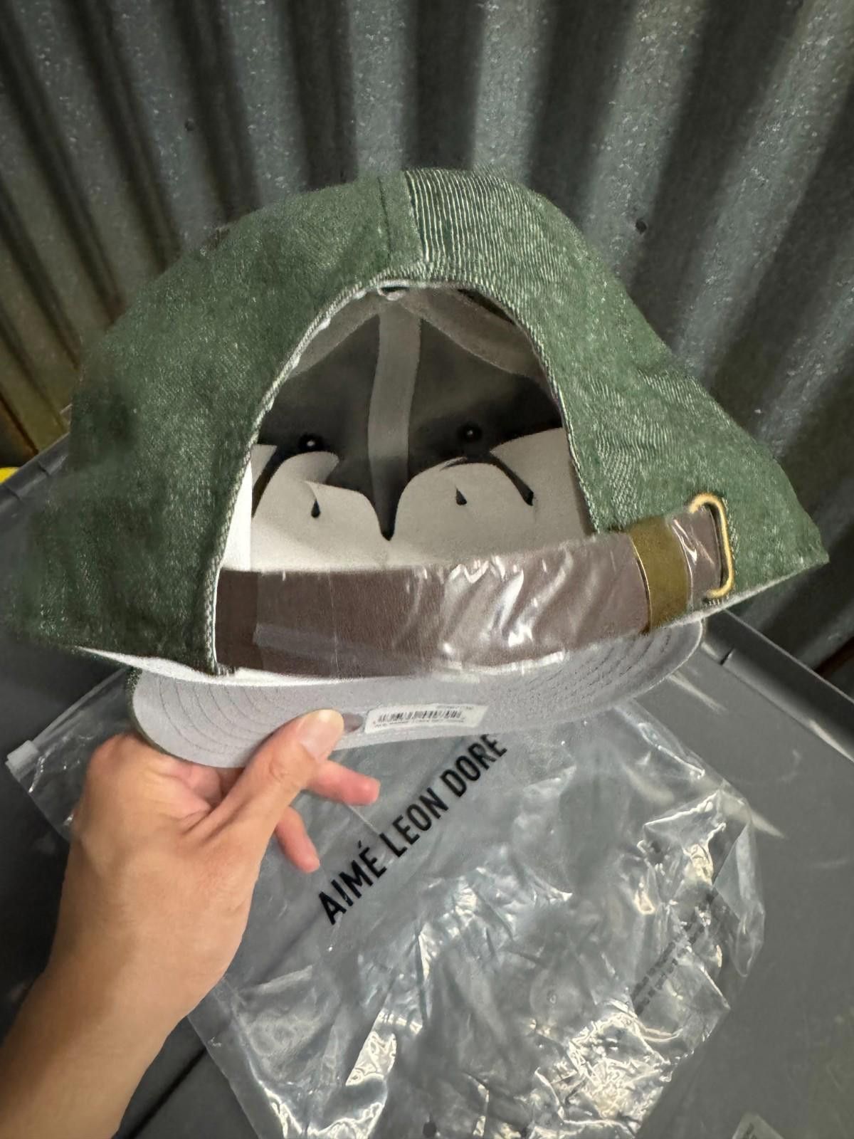 Aime Leon Dore Aime Leon Dore New Era Denim Yankees Hat Cap Green Olive Size ONE SIZE - 9 Thumbnail