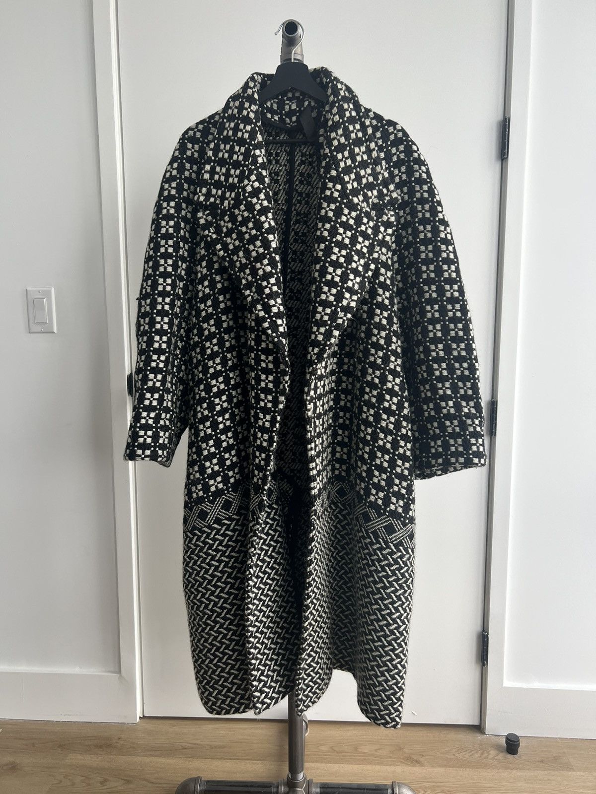 Haider Ackermann AW13 Oversized Chevron Coat Size M / US 6-8 / IT 42-44 - 1 Thumbnail