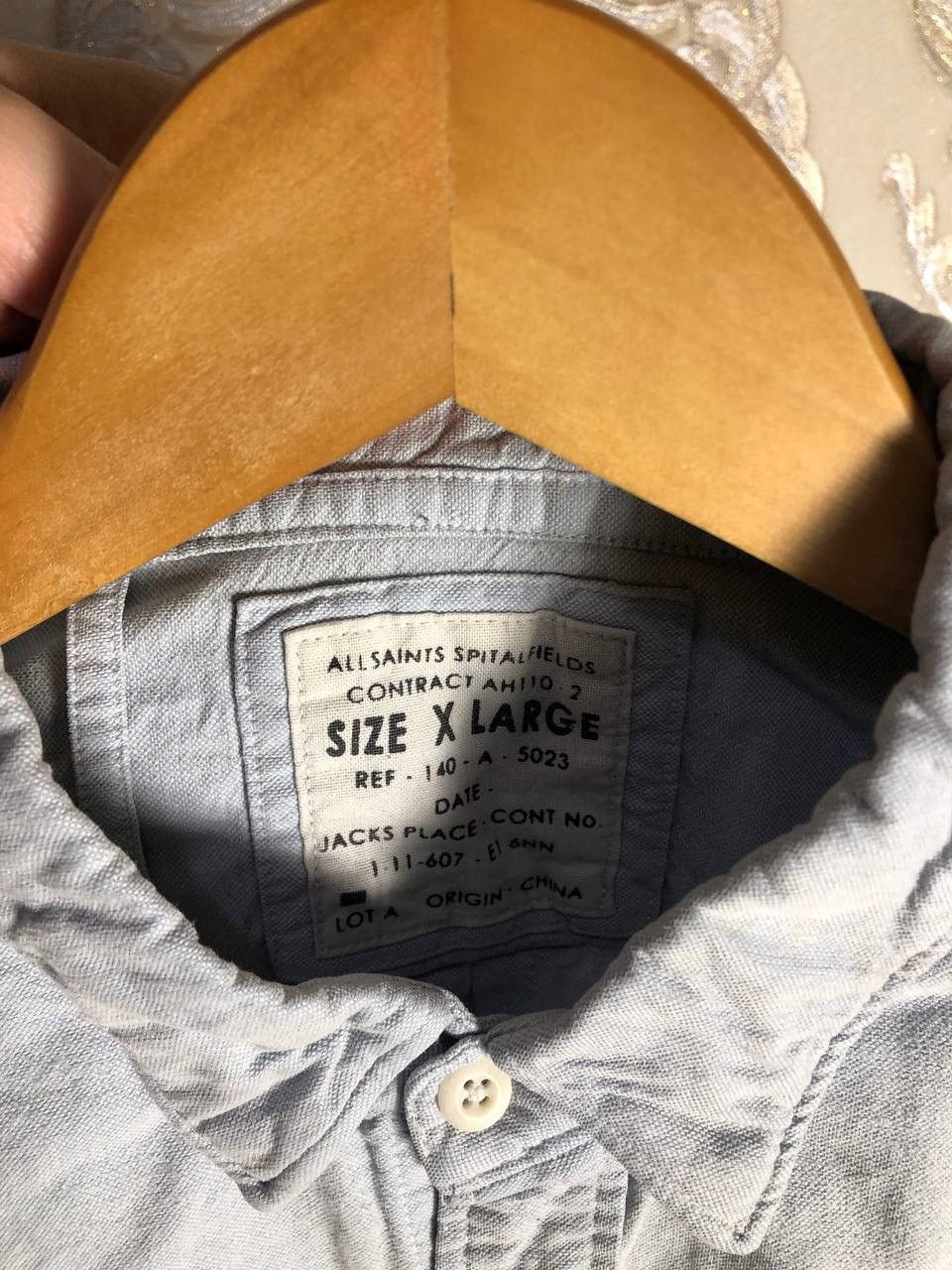 Allsaints × Vintage VERY RARE ALLSAINTS SPITALFIELDS DESIGNER SHIRT CASUAL Y2K Size US XL / EU 56 / 4 - 3 Thumbnail