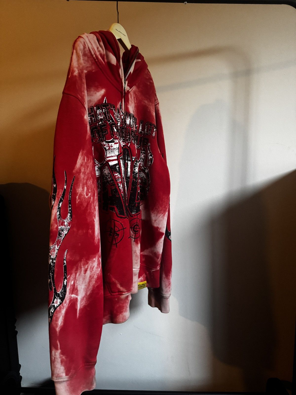 Awful Lot of Cough Syrup Awful Lot of Cough Syrup Red Full Zip Hoodie Size US XXL / EU 58 / 5 - 5 Thumbnail