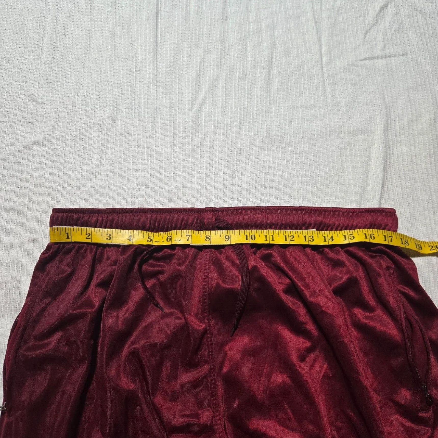 Vintage FORT OF FASHION PANTS Cargo Straight Leg Men's 3XL Red Burdundy Camouflage Pockets Jogger/Flat Front Slim Regular 40" Waist Size US 39 - 4 Thumbnail