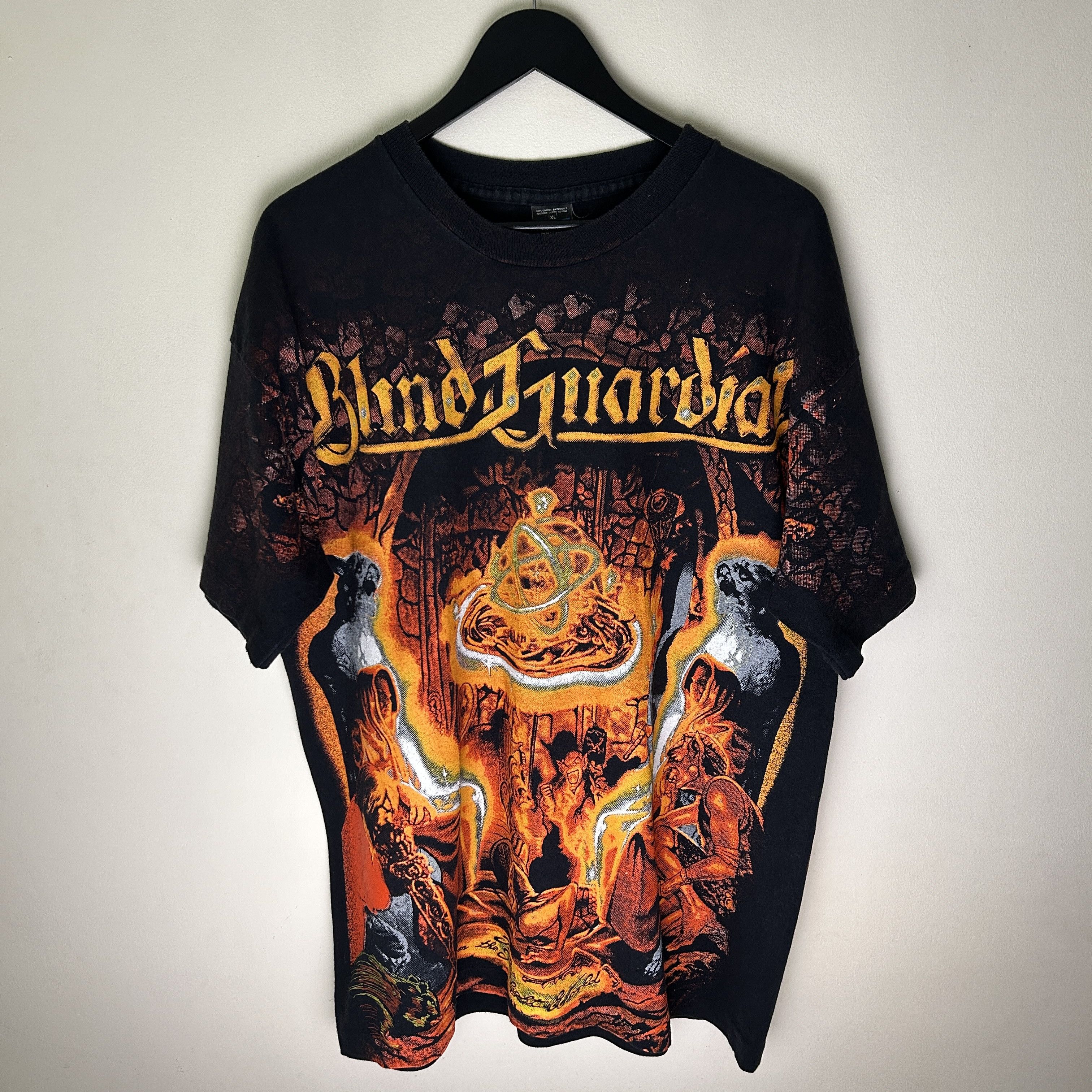 Band Tees Vintage Blind Guardian Allover Print 90’s Band T-shirt Size US XL / EU 56 / 4 - 1 Thumbnail
