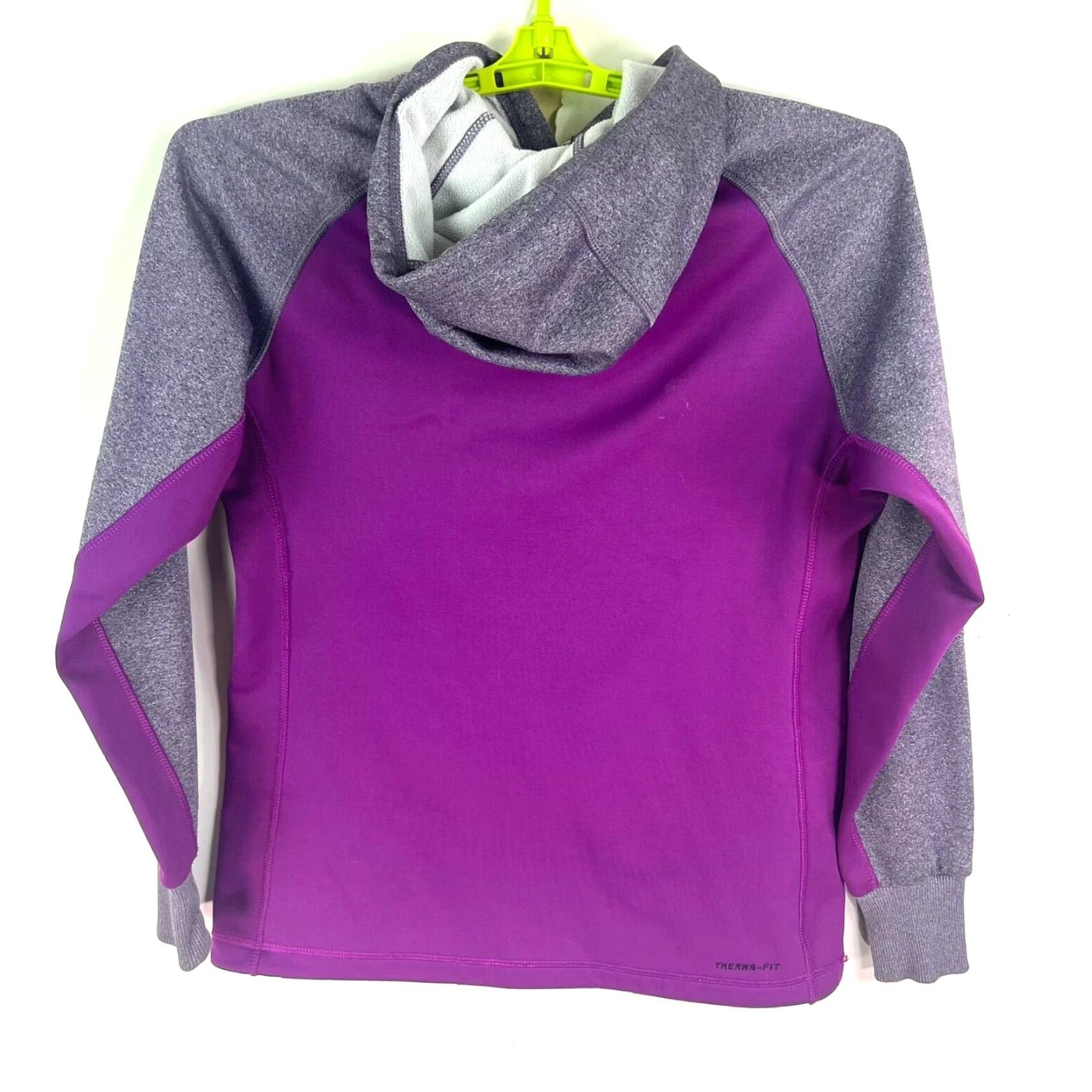 Nike Nike Terma-Fit Colorblock Hooded Sweatshirt Purple Size S Spell-Out Size S / US 4 / IT 40 - 5 Thumbnail