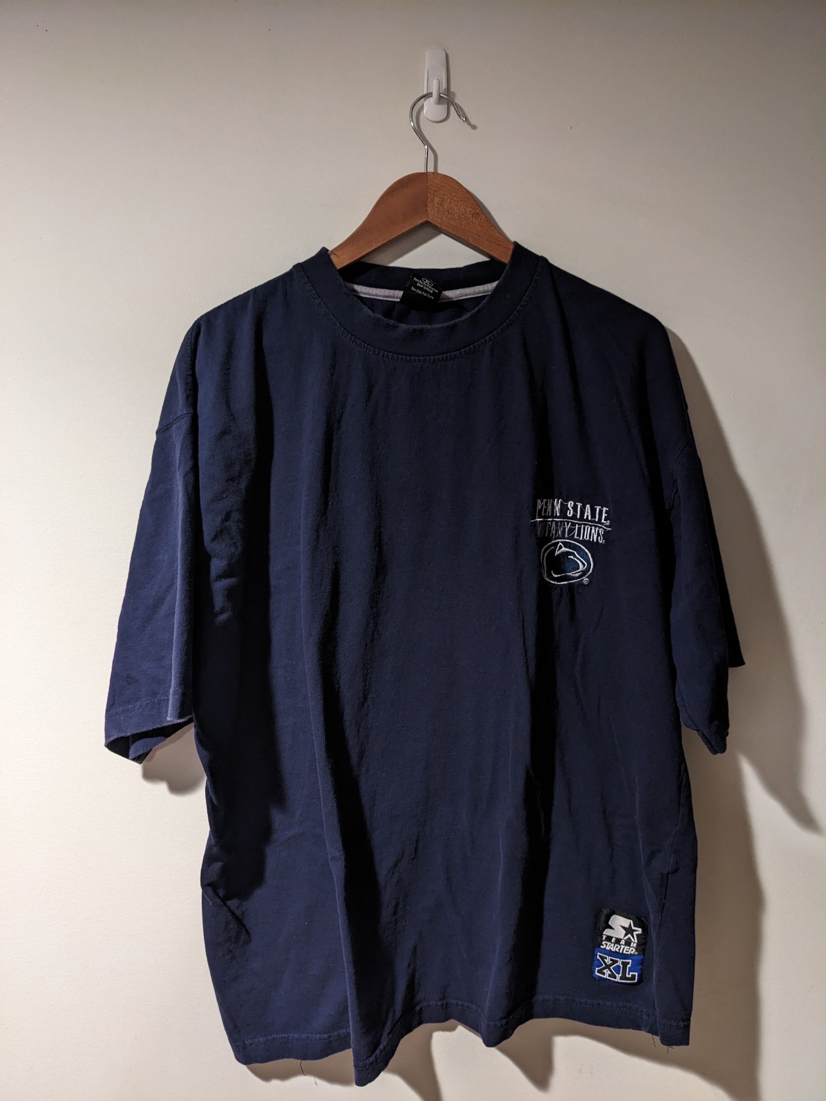 Starter × Vintage Vintage 90s Penn State Nittany Lion Stater Essential T-Shirt Size US XL / EU 56 / 4 - 1 Thumbnail