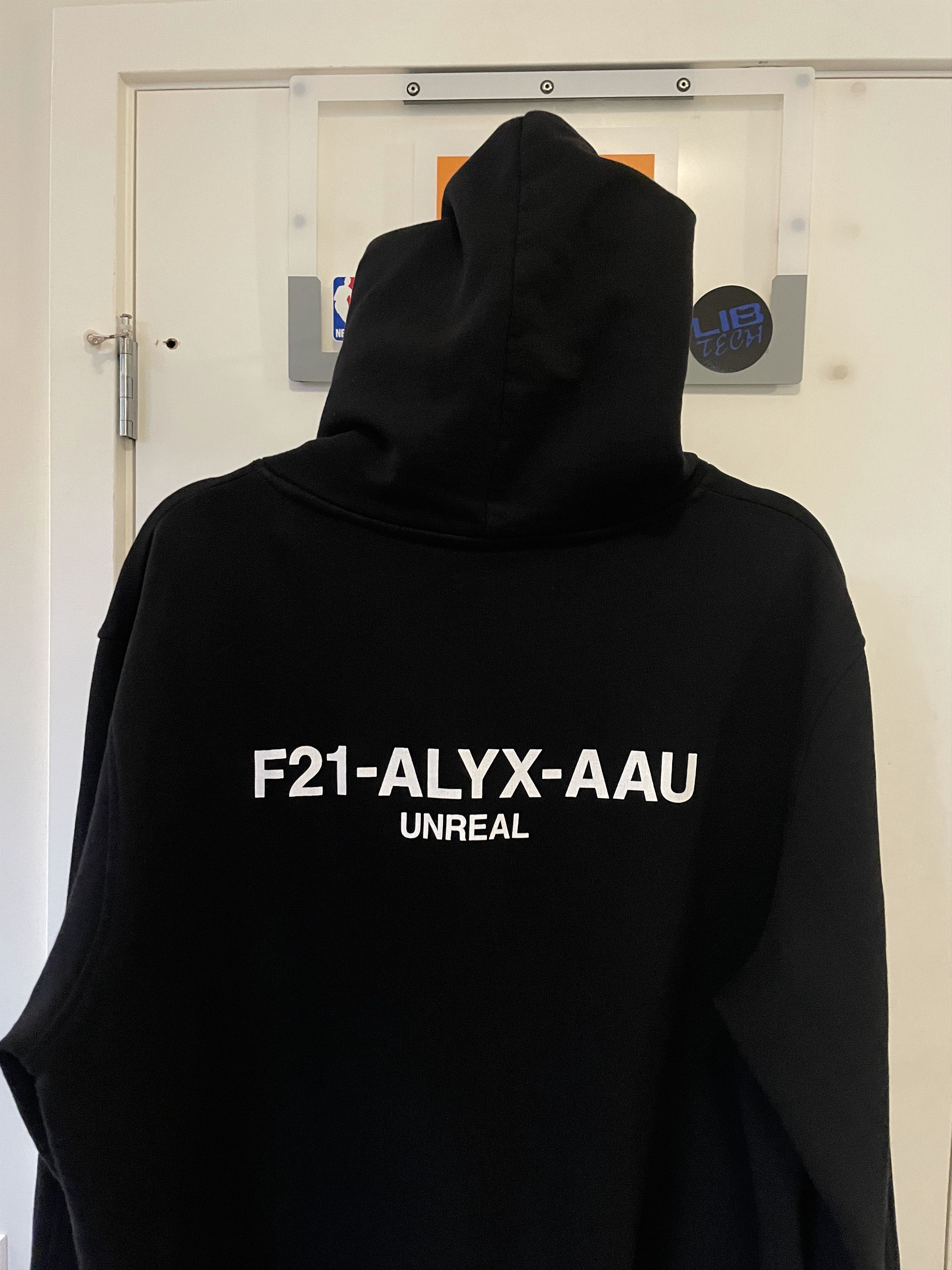 image of 1017 Alyx 9Sm Logo-Print Pullover Hoodie in Black, Men's (Size Large)