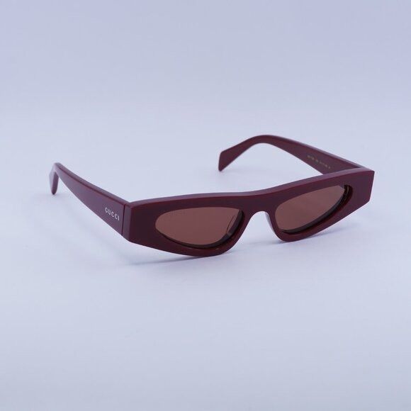 Gucci Gucci GG1779S 003 Sunglasses Burgundy Cat Eye Frame, Brown Size ONE SIZE - 5 Thumbnail