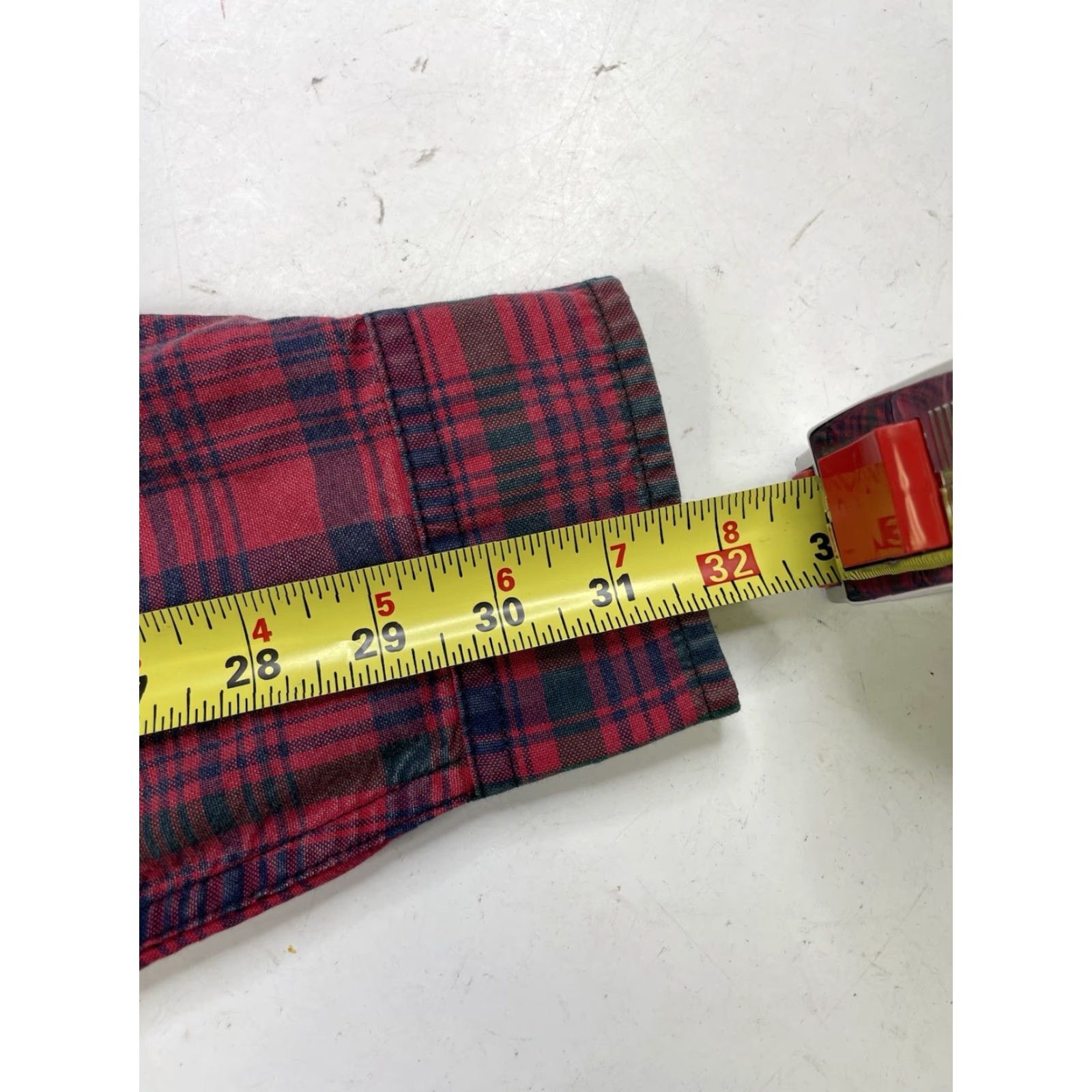 Vintage DENIM & SUPPLY RALPH LAUREN Shirt Mens Button-Up Oxford Cotton Red Plaid Long Sleeve Button-Down Collar M Regular Size US M / EU 48-50 / 2 - 4 Thumbnail