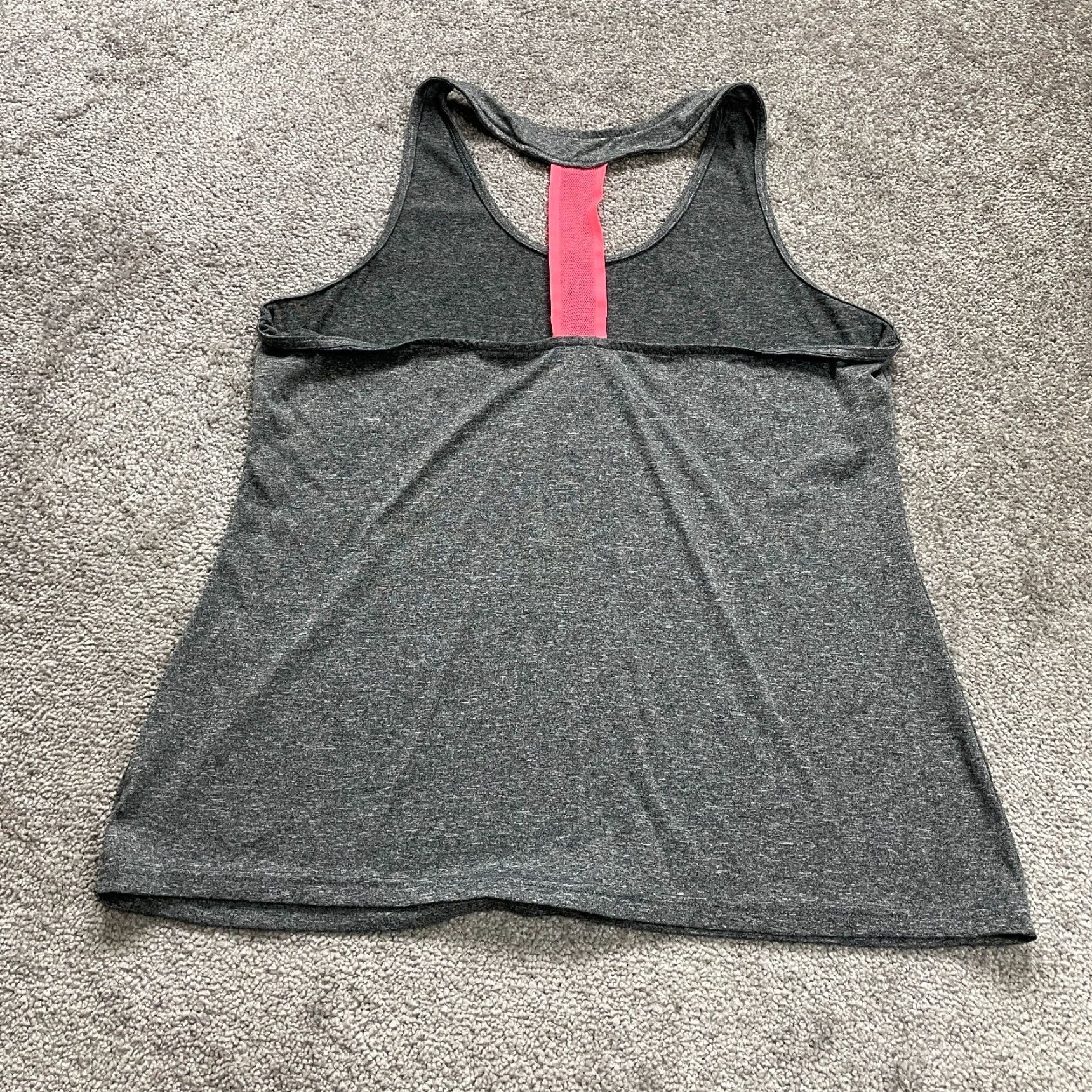 Vintage Just Be Sport Tank Top Womens L Gray Racerback Halter Stretch ActiveRunning Size L / US 10 / IT 46 - 2 Thumbnail