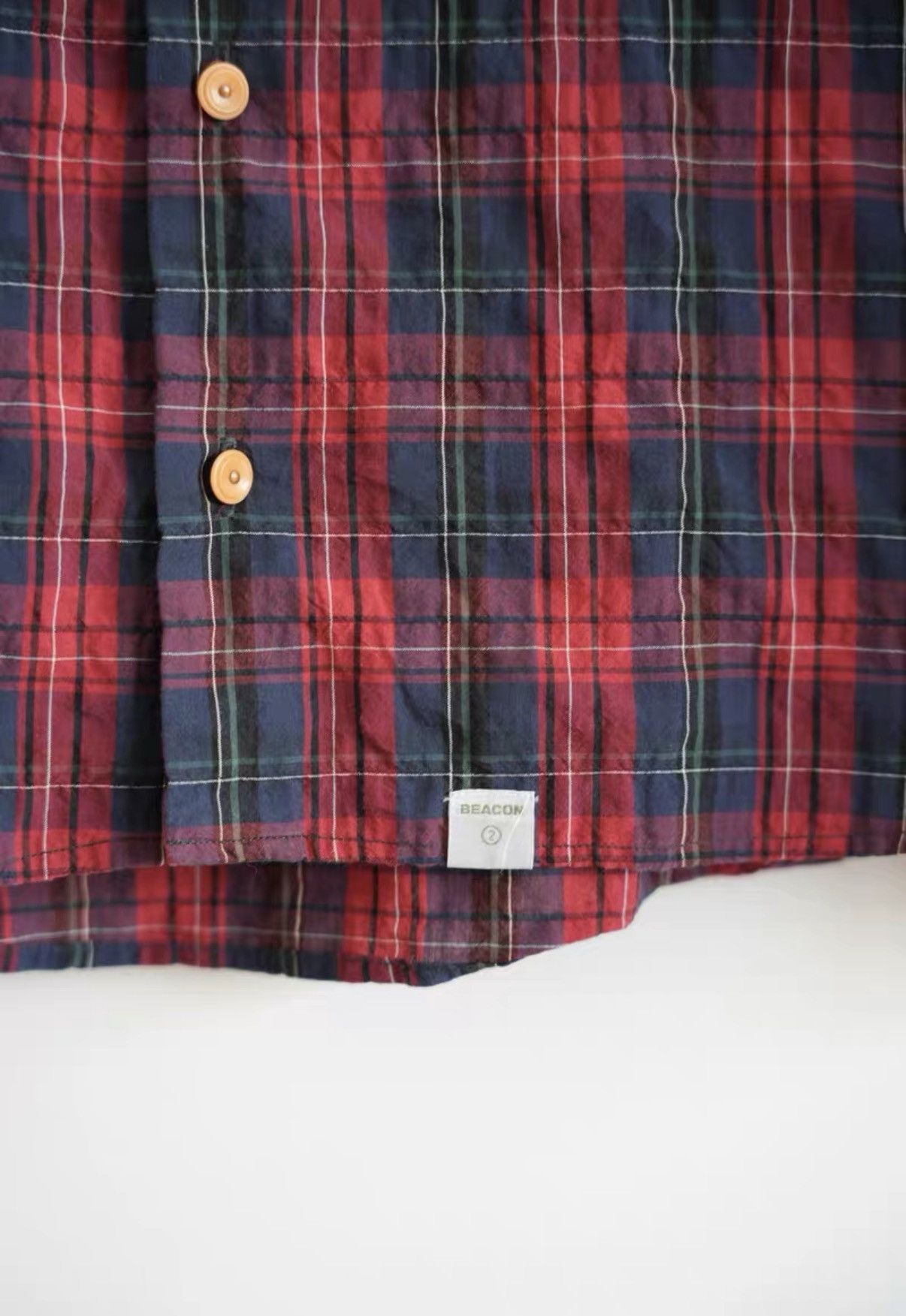 Kolor Kolor Beacon 16SS Red Plaid Panel Shirt K4 Size US M / EU 48-50 / 2 - 5 Thumbnail