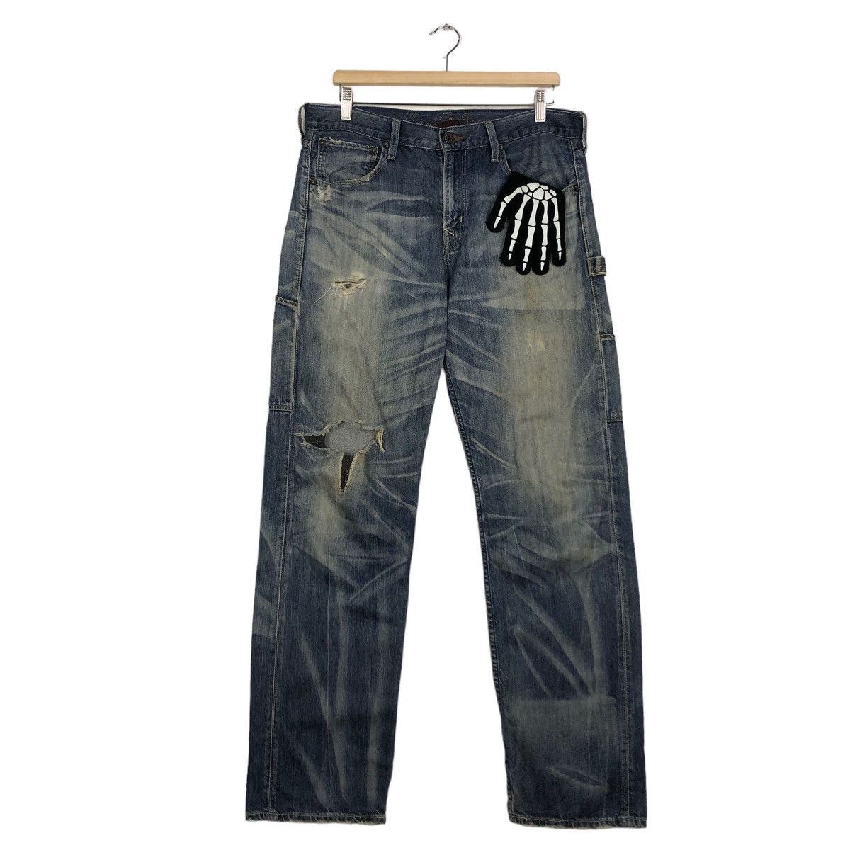 Levi's 🔥Vintage Distressed Denim Levi’s Lot 203 USA Size US 34 / EU 50 - 1 Thumbnail