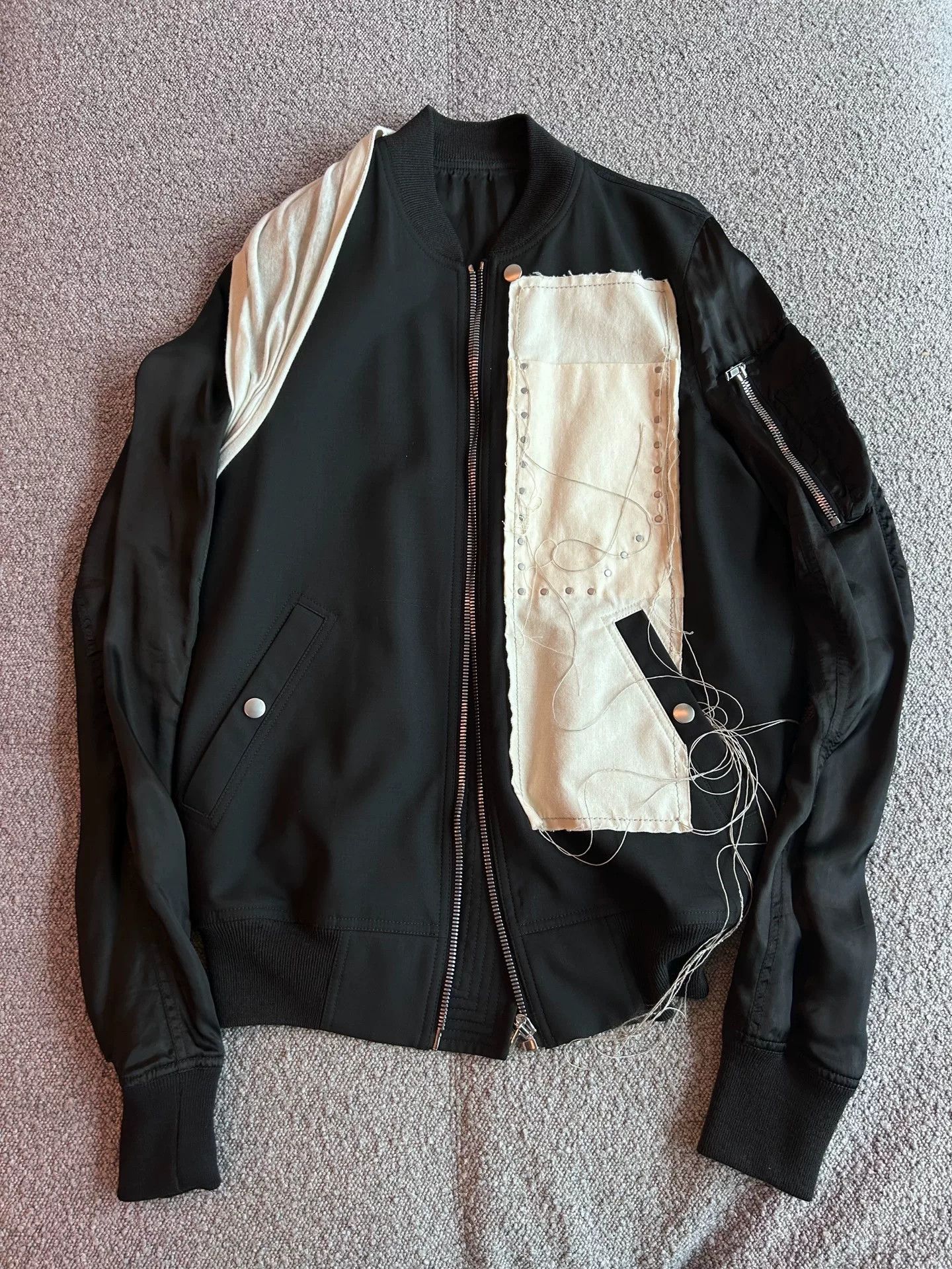 Rick Owens Rick Owens Fringed Pilot Jacket 2019 Size US S / EU 44-46 / 1 - 1 Thumbnail