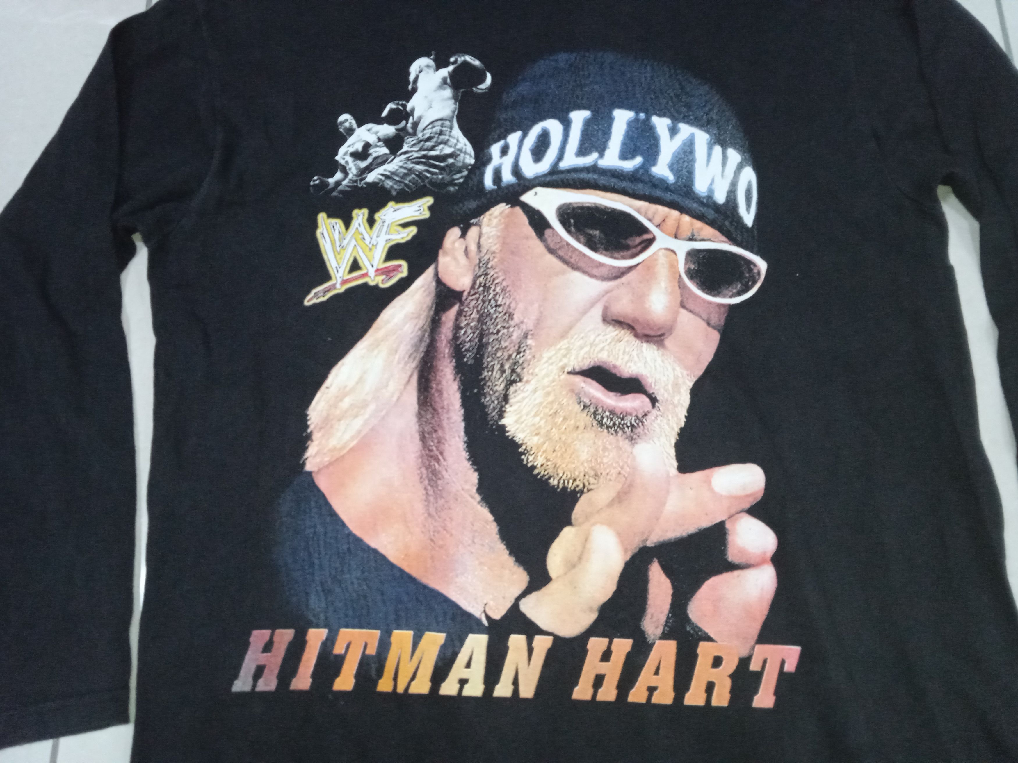 Vintage Vintage WWF WCW Hollywood Hogan Bootleg Longsleeve Size US L / EU 52-54 / 3 - 5 Thumbnail