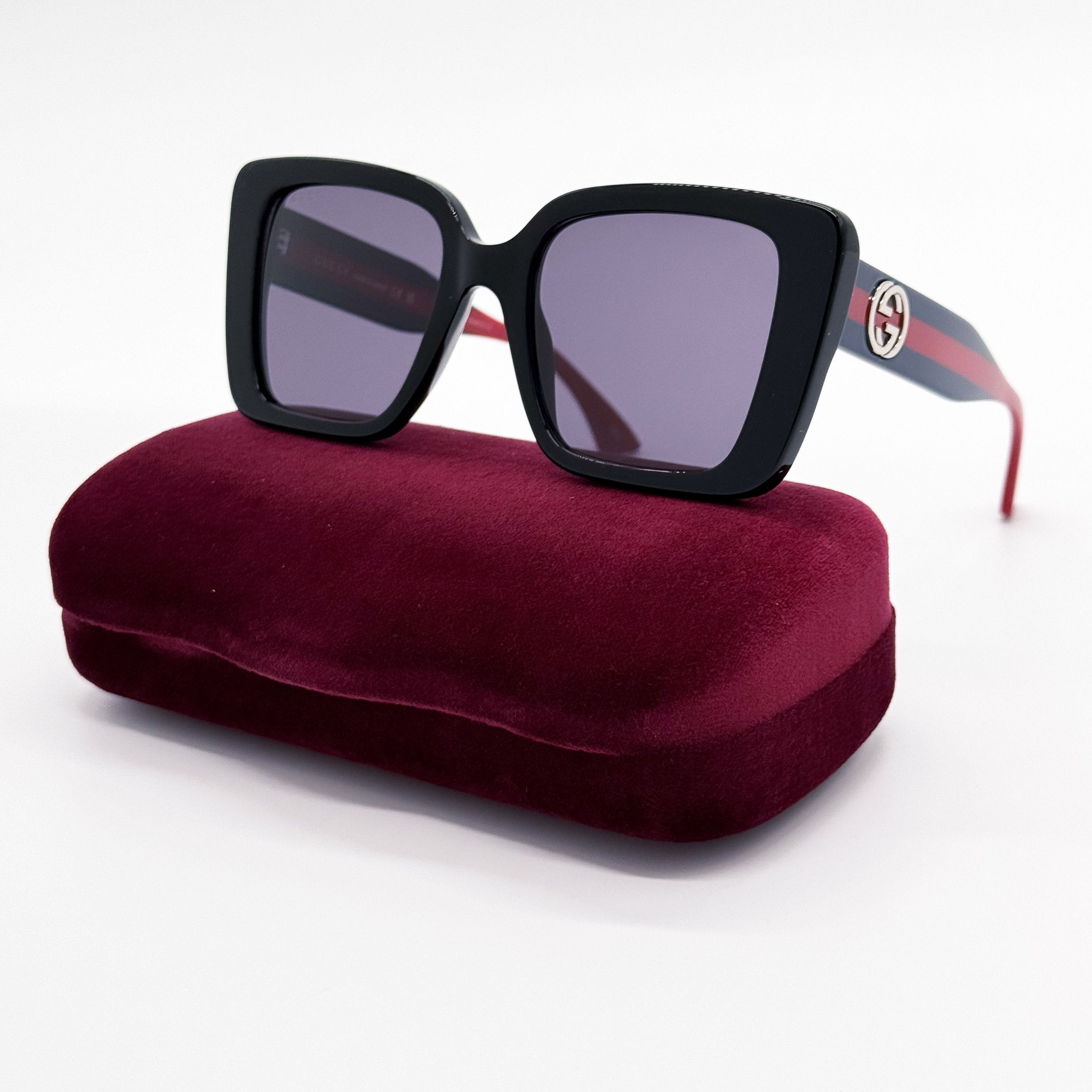Gucci NEW GUCCI GG1861S 004 WOMEN SHINY BLACK SUNGLASSES GUCCI Size ONE SIZE - 1 Thumbnail