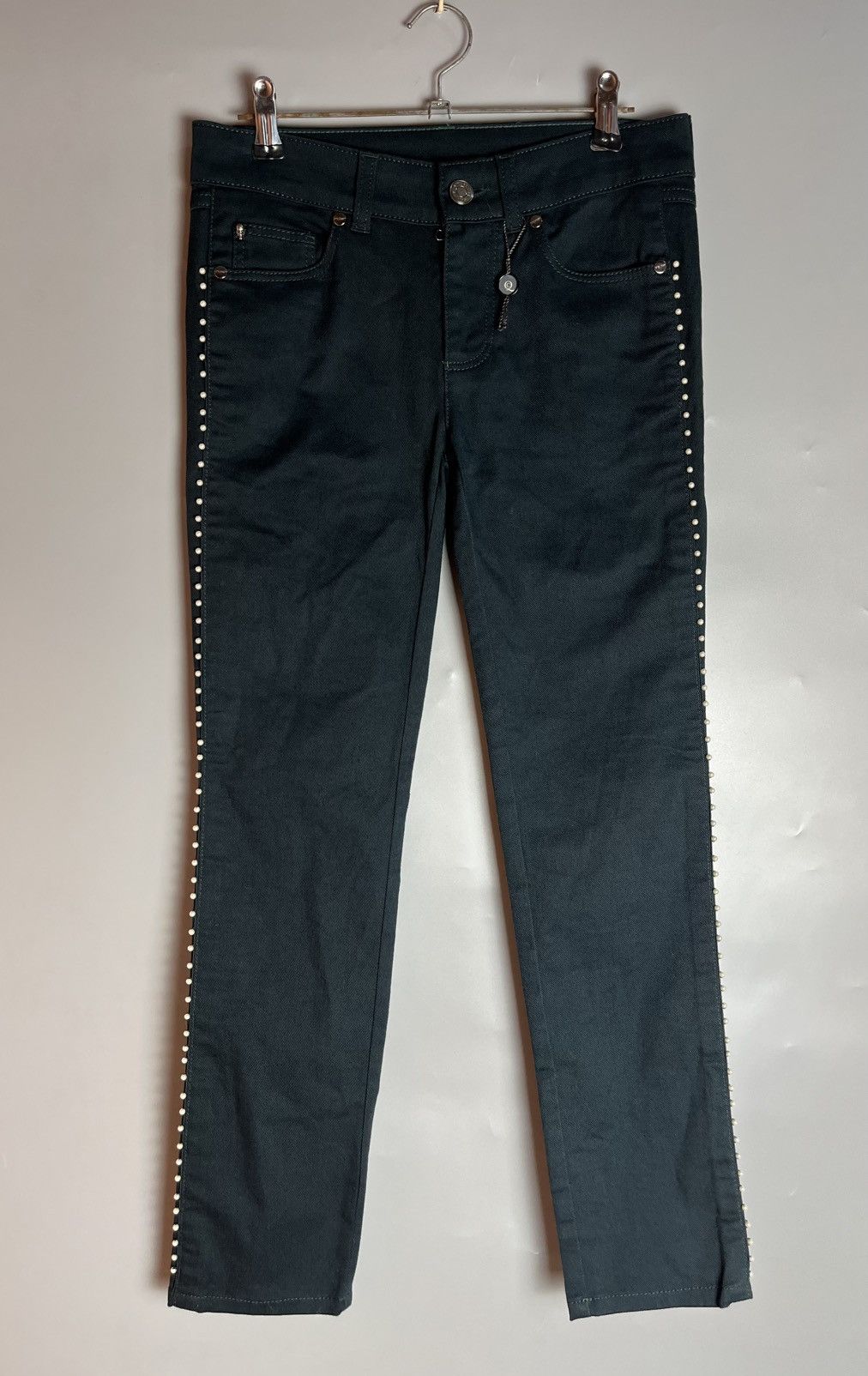 Alexander Mcqueen 2013 pearl sidetapped jeans
