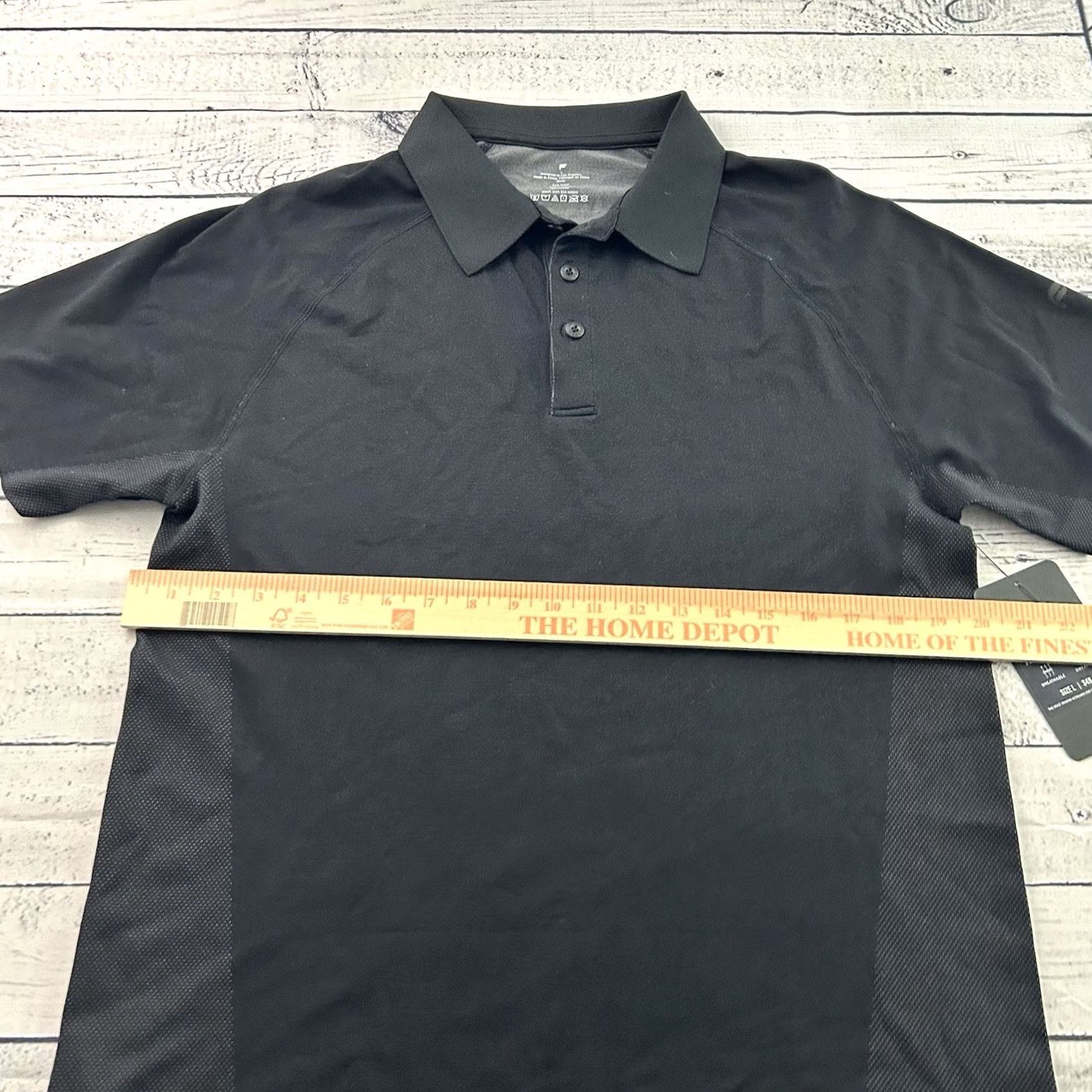 Fabletics Fabletics Short Sleeve The Training Day Polo Shirt Mens L Black 9 Size US L / EU 52-54 / 3 - 5 Thumbnail