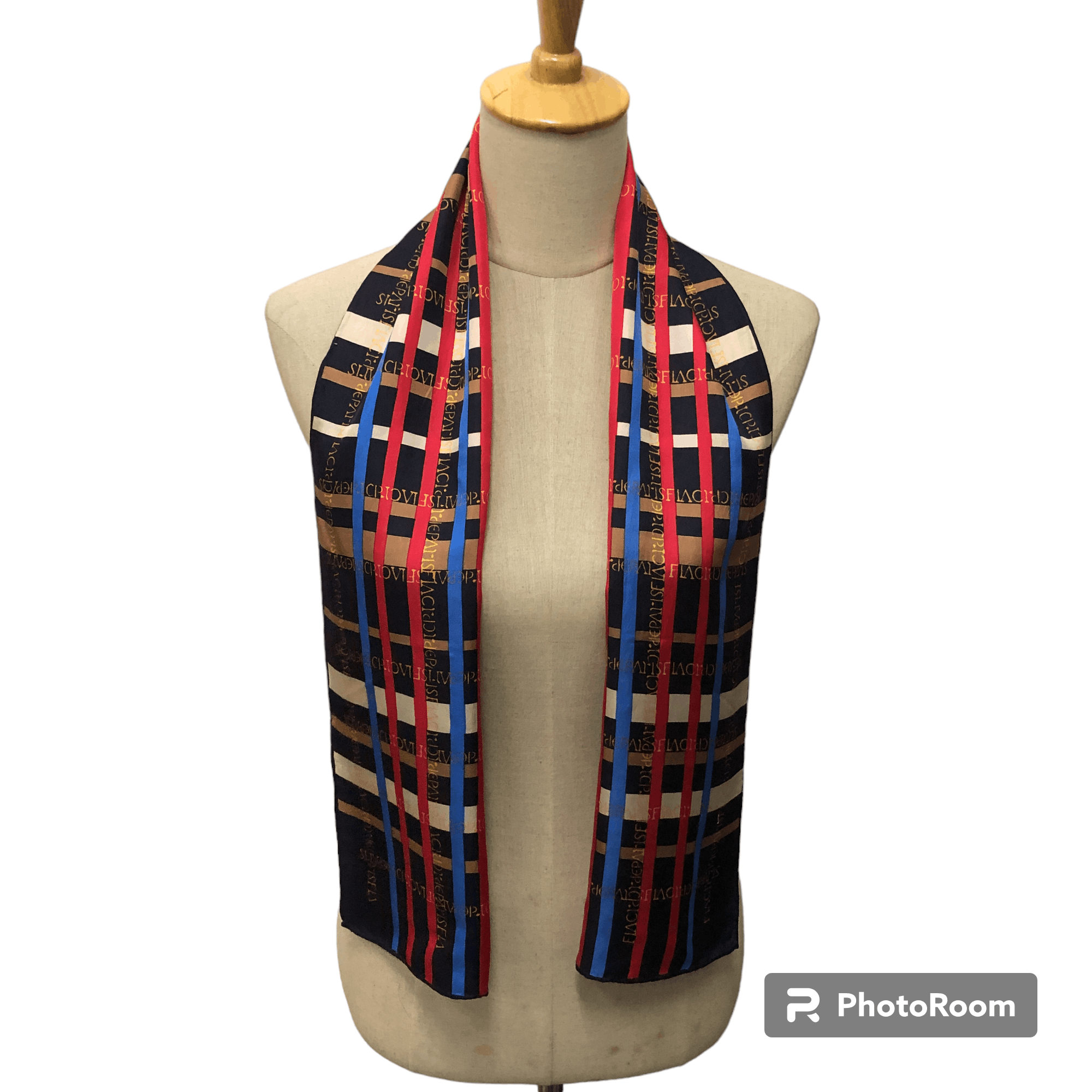 Unknown Luxury Hand Rolled Silk Stole Silk Scarf M1059