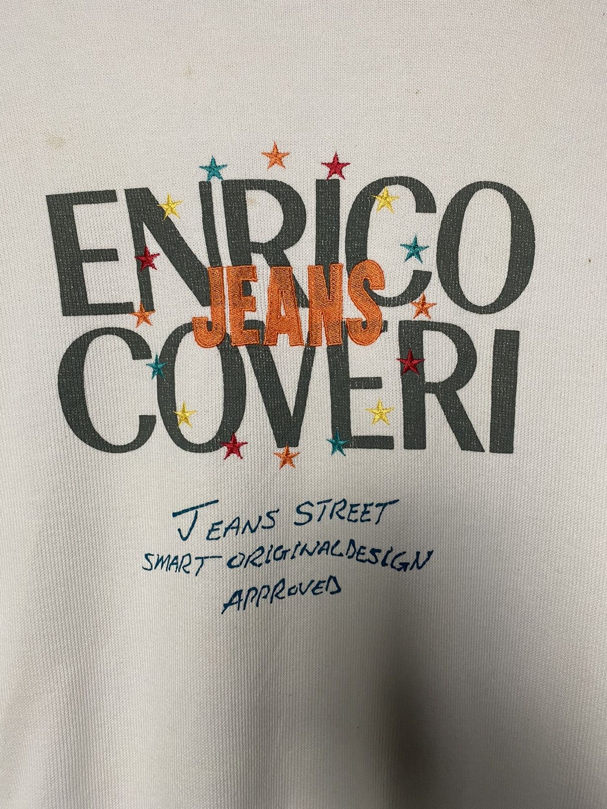 Enrico Coveri Vintage Enrico Coveri Jeans Embroidery Jumper Sweat Size US L / EU 52-54 / 3 - 6 Thumbnail