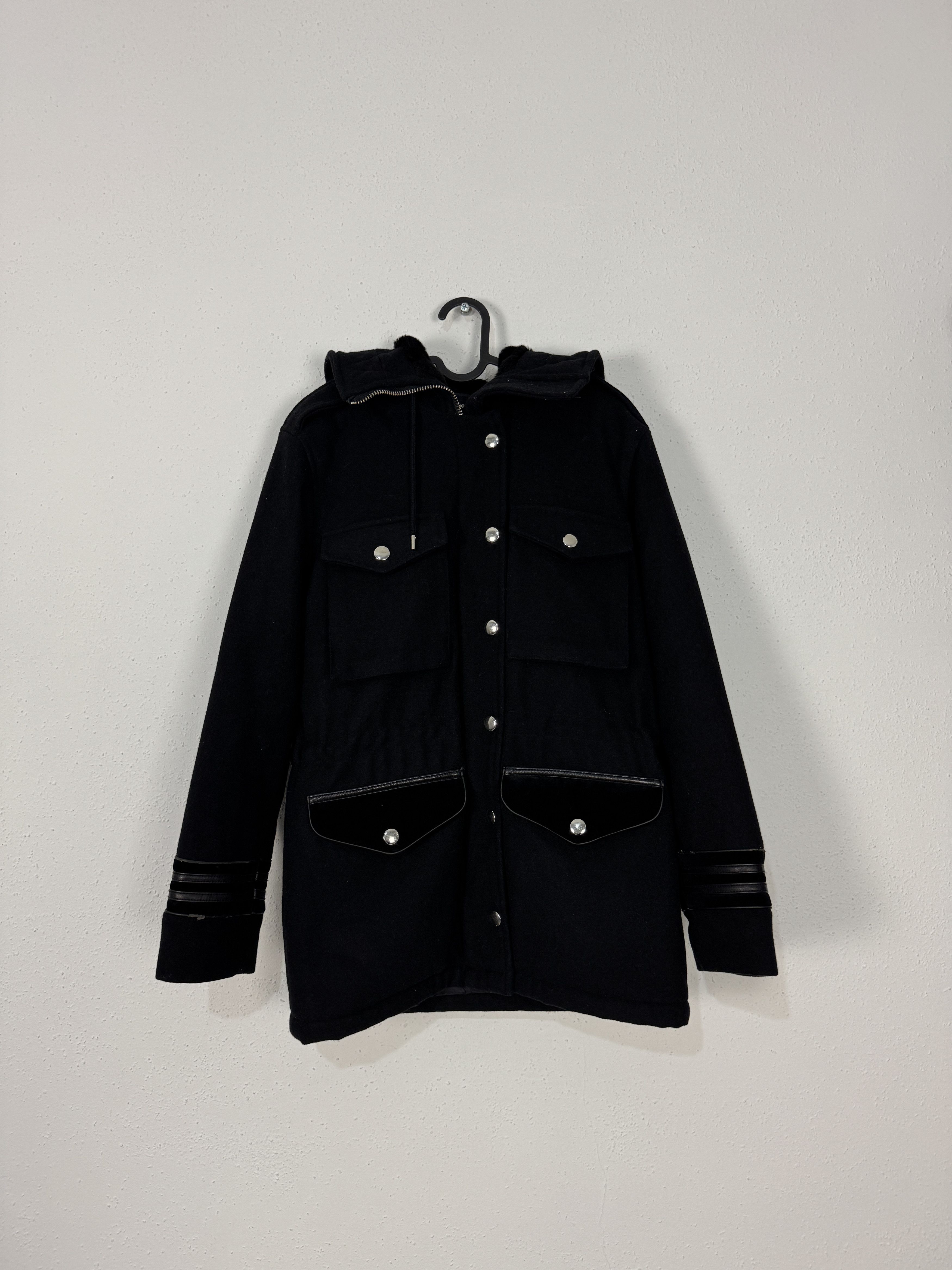 The Kooples black wool coat XS