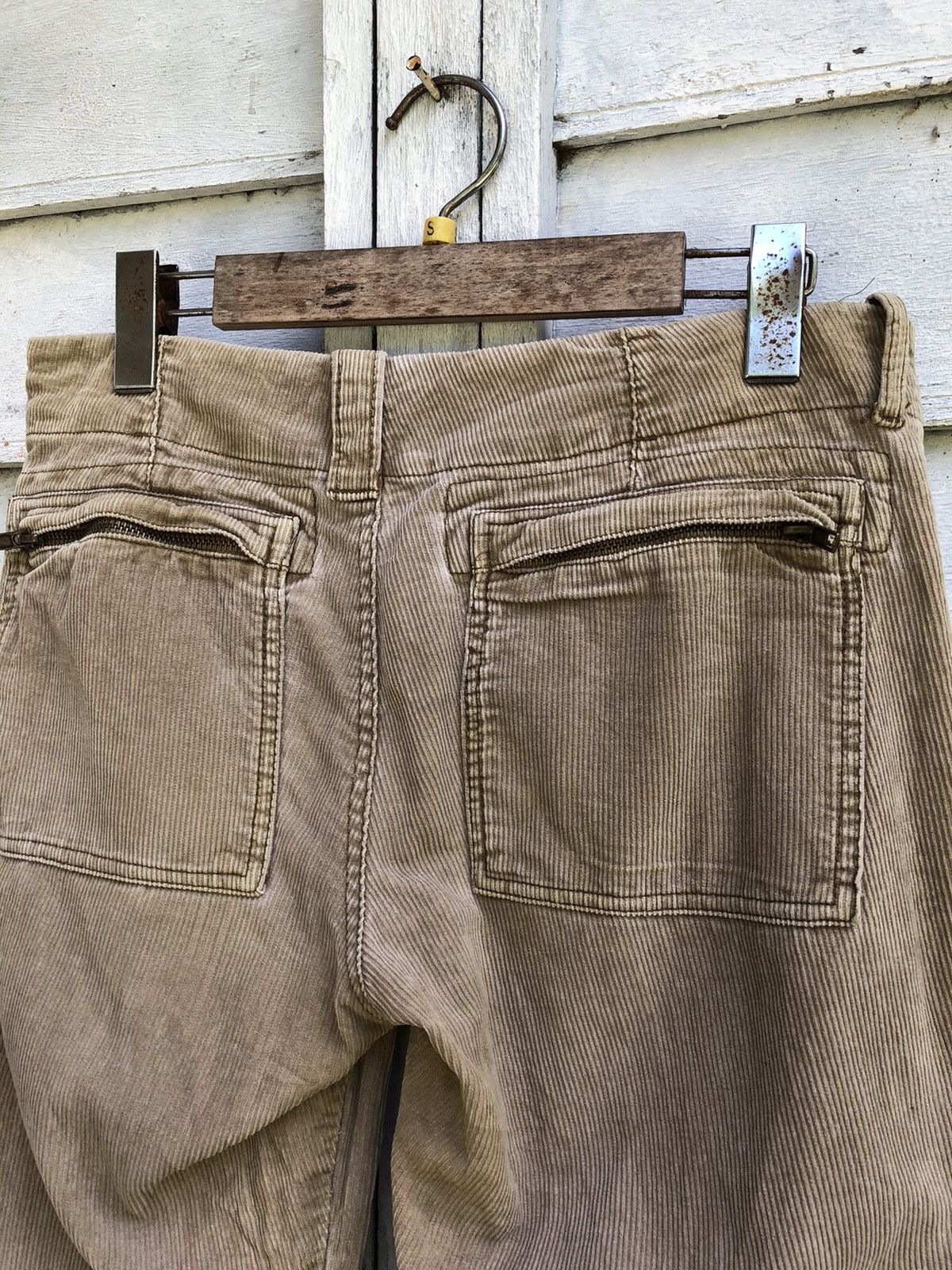 If Six Was Nine × Japanese Brand × Le Grande Bleu (L.G.B.) g.u.u Flared Corduroy Zipper Wide Leg LGB Style Size US 31 - 10 Thumbnail